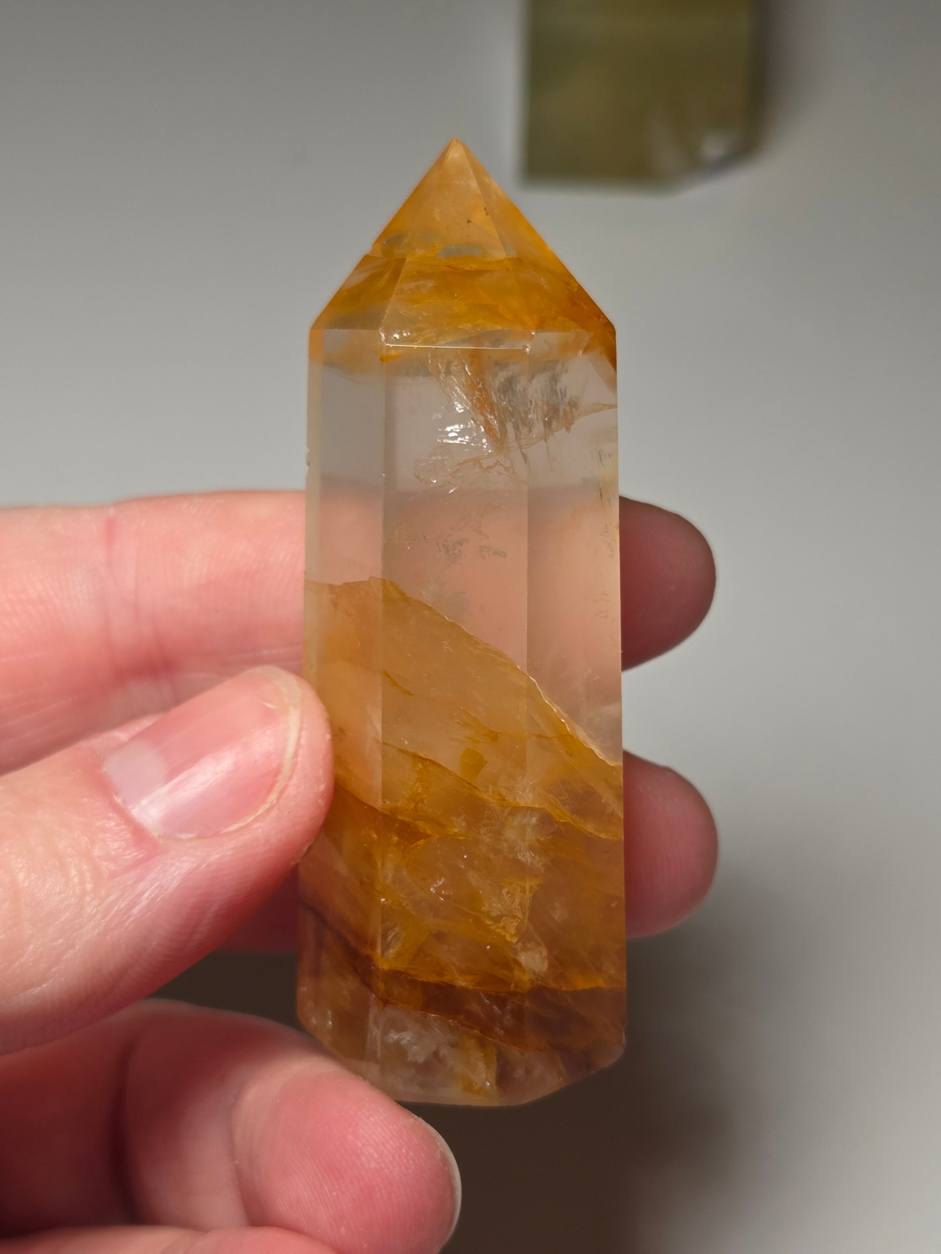 Grade AA Golden Healer crystal tower