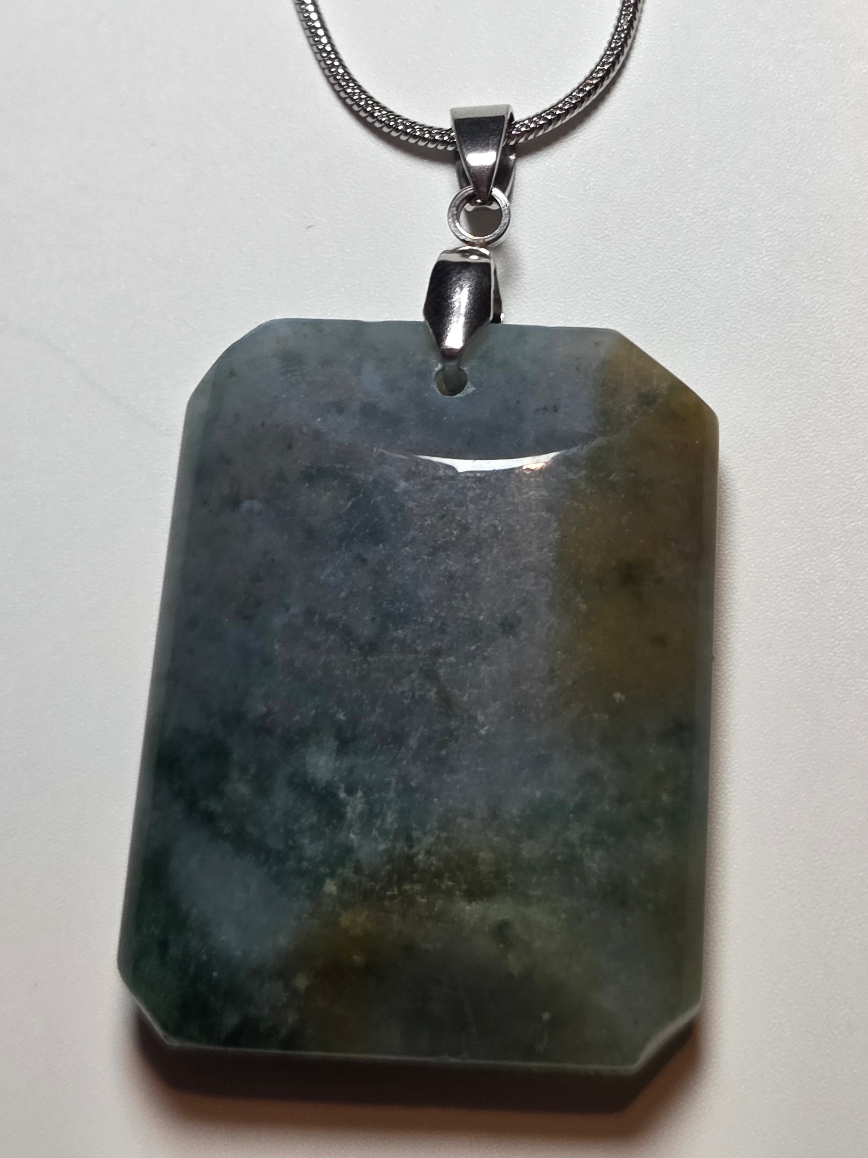 Ocean Jasper crystal handmade necklace