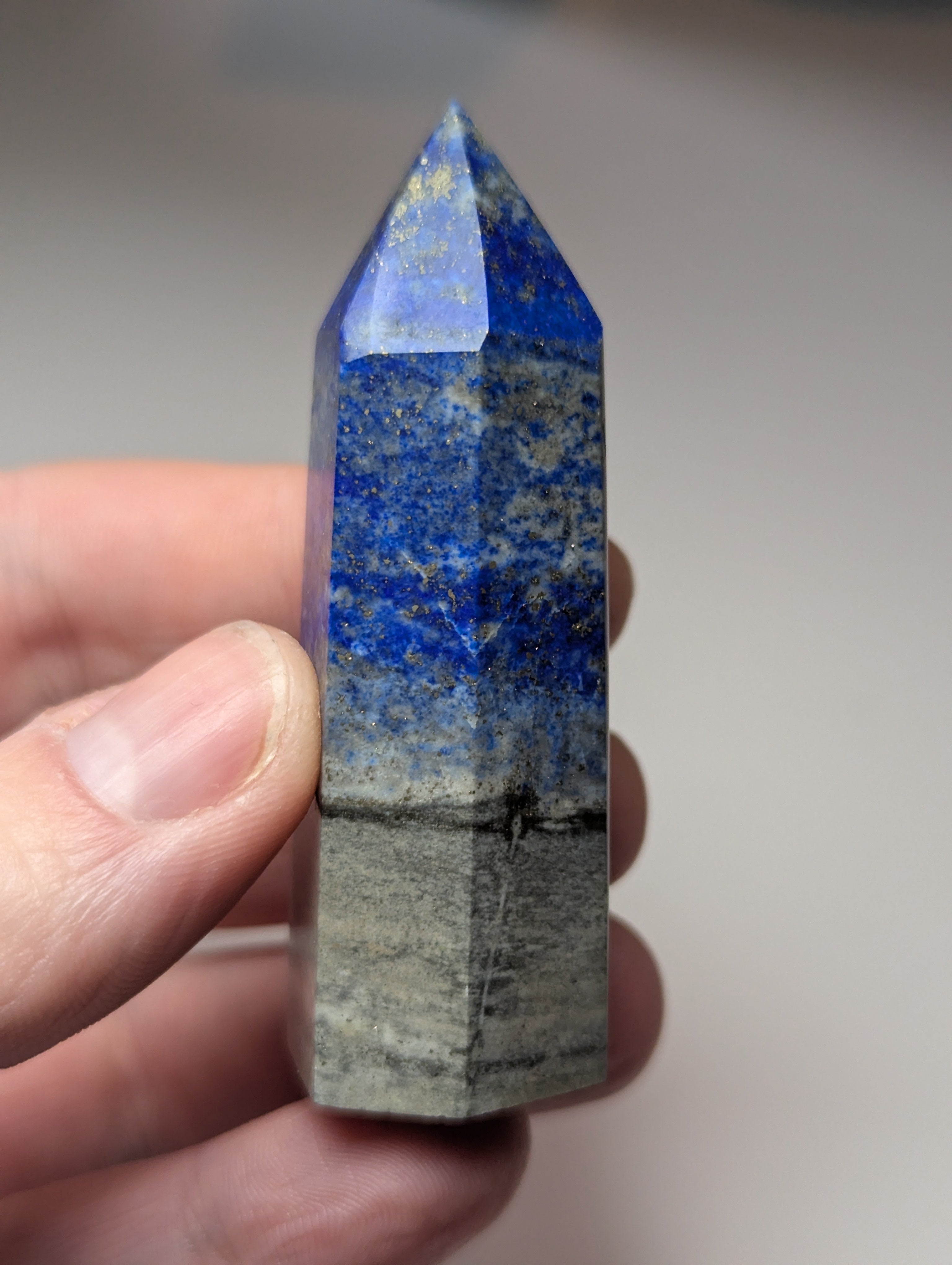 Lapis Lazuli crystal tower