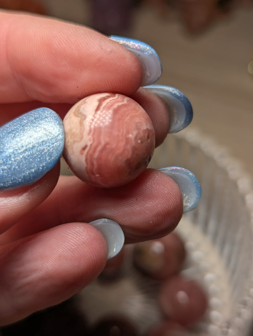 Rhodacrosite crystal spheres