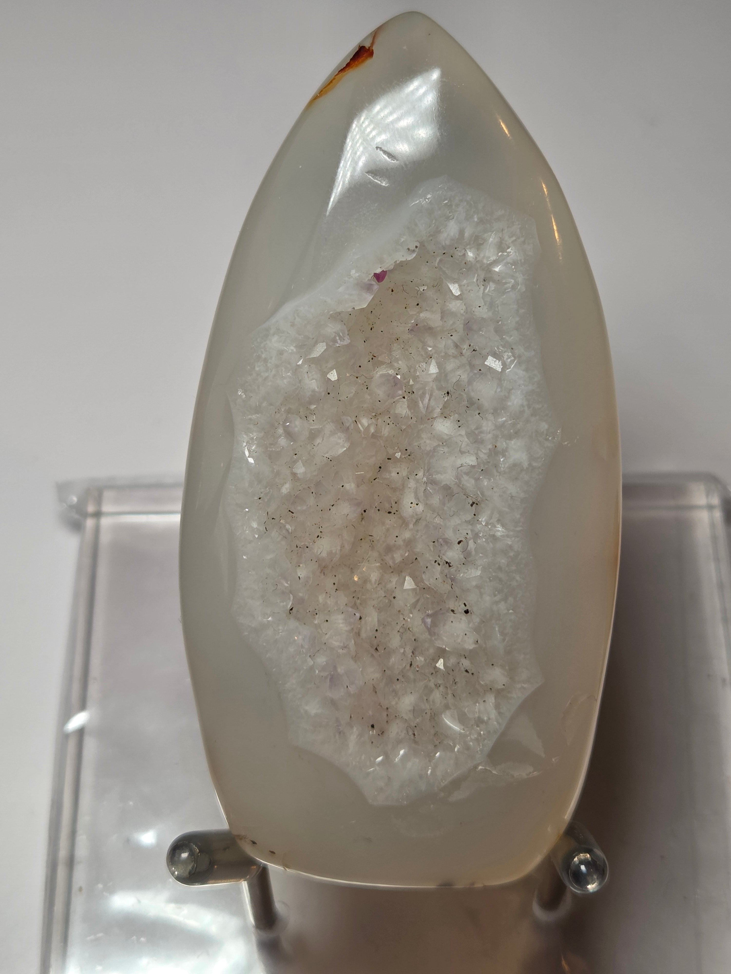 Beautiful Large Duzy crystal Agate freeform