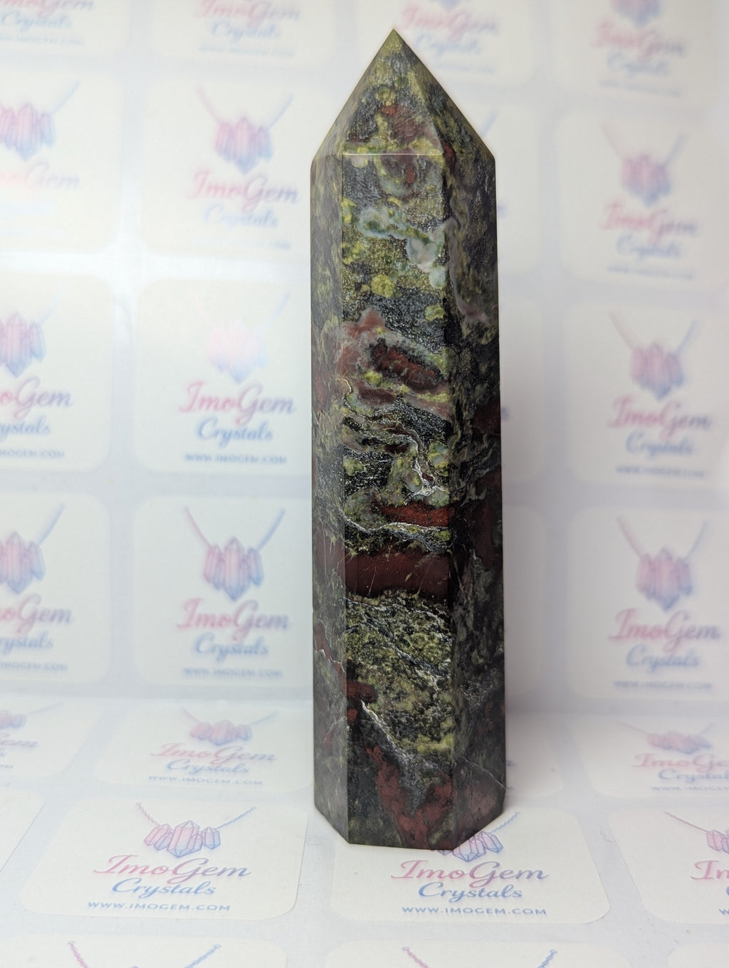 Dragon blood stone crystal tower