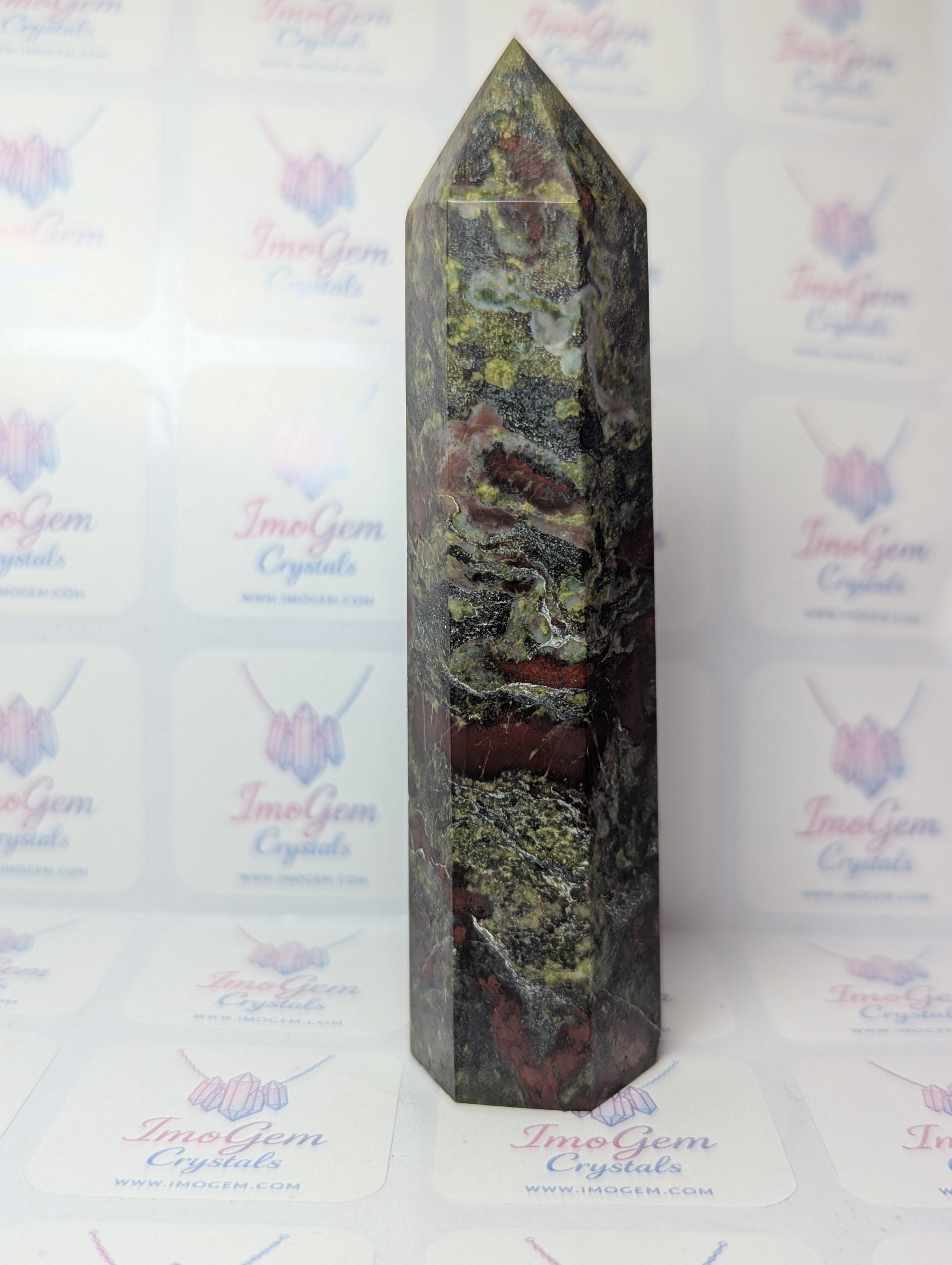 Dragon blood stone crystal tower