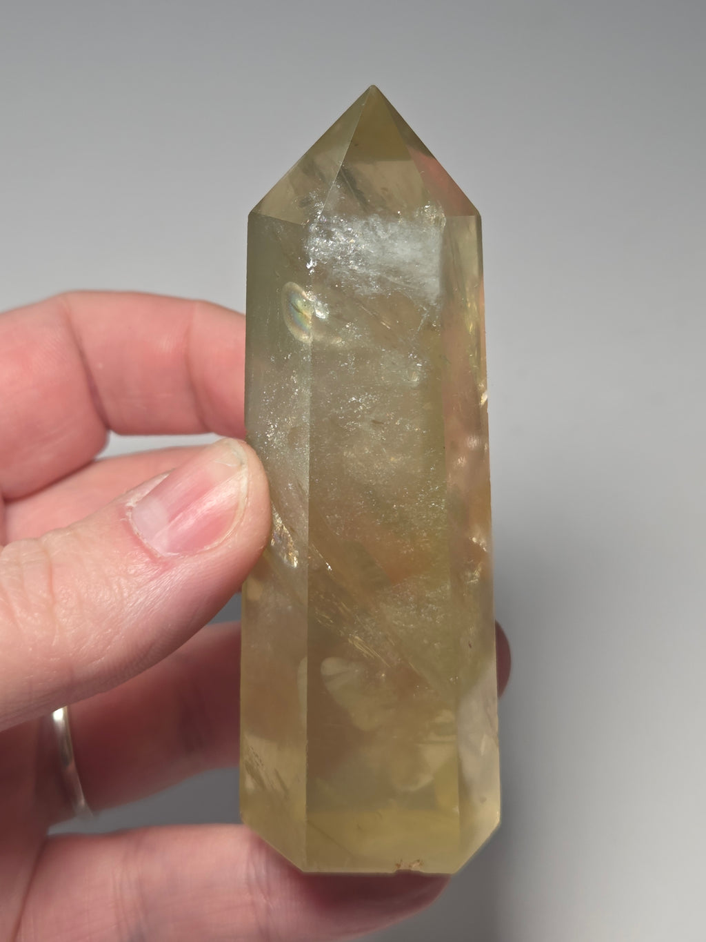 Citrine crystal tower