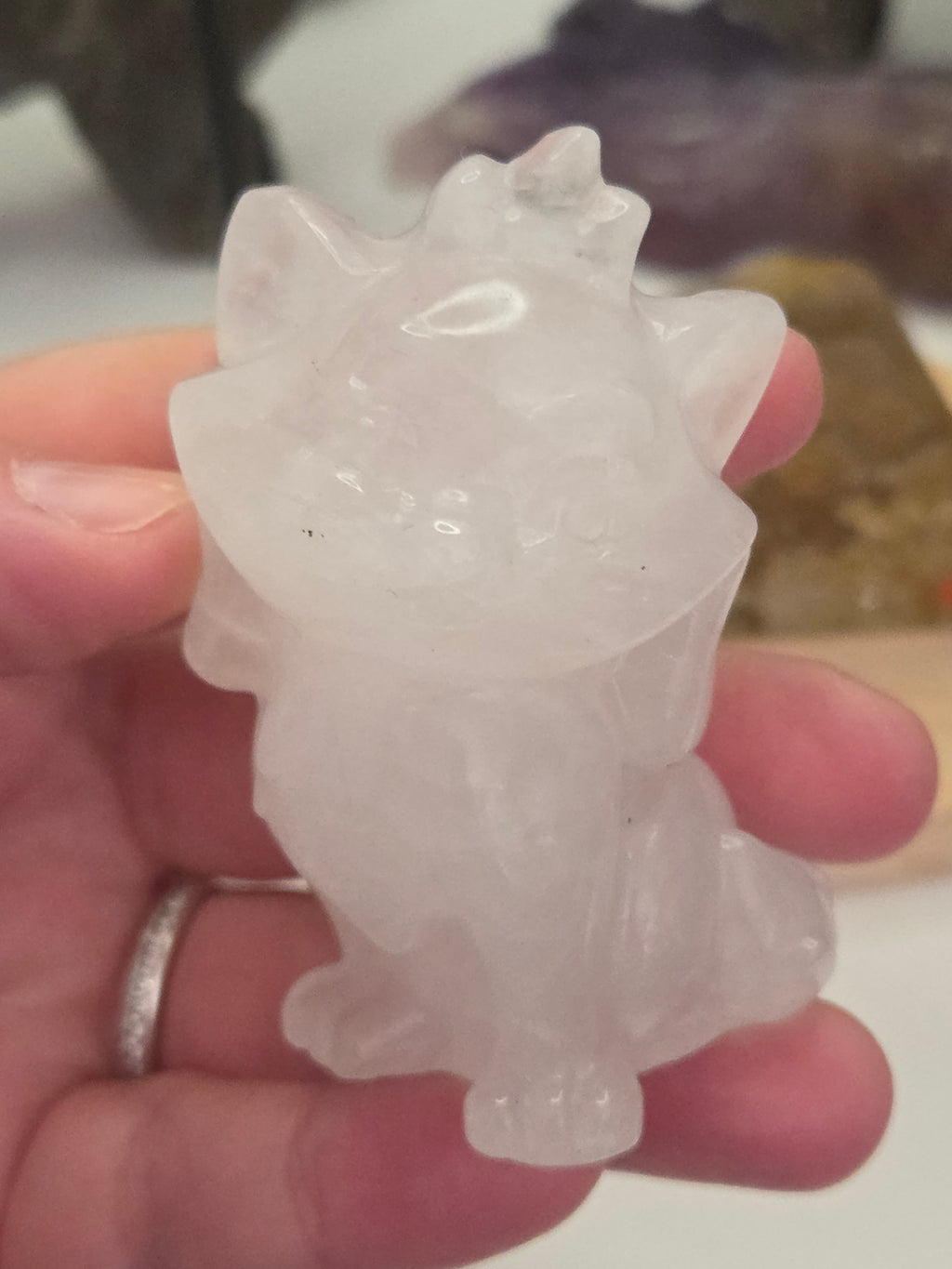 Marie the cat carving from Disney