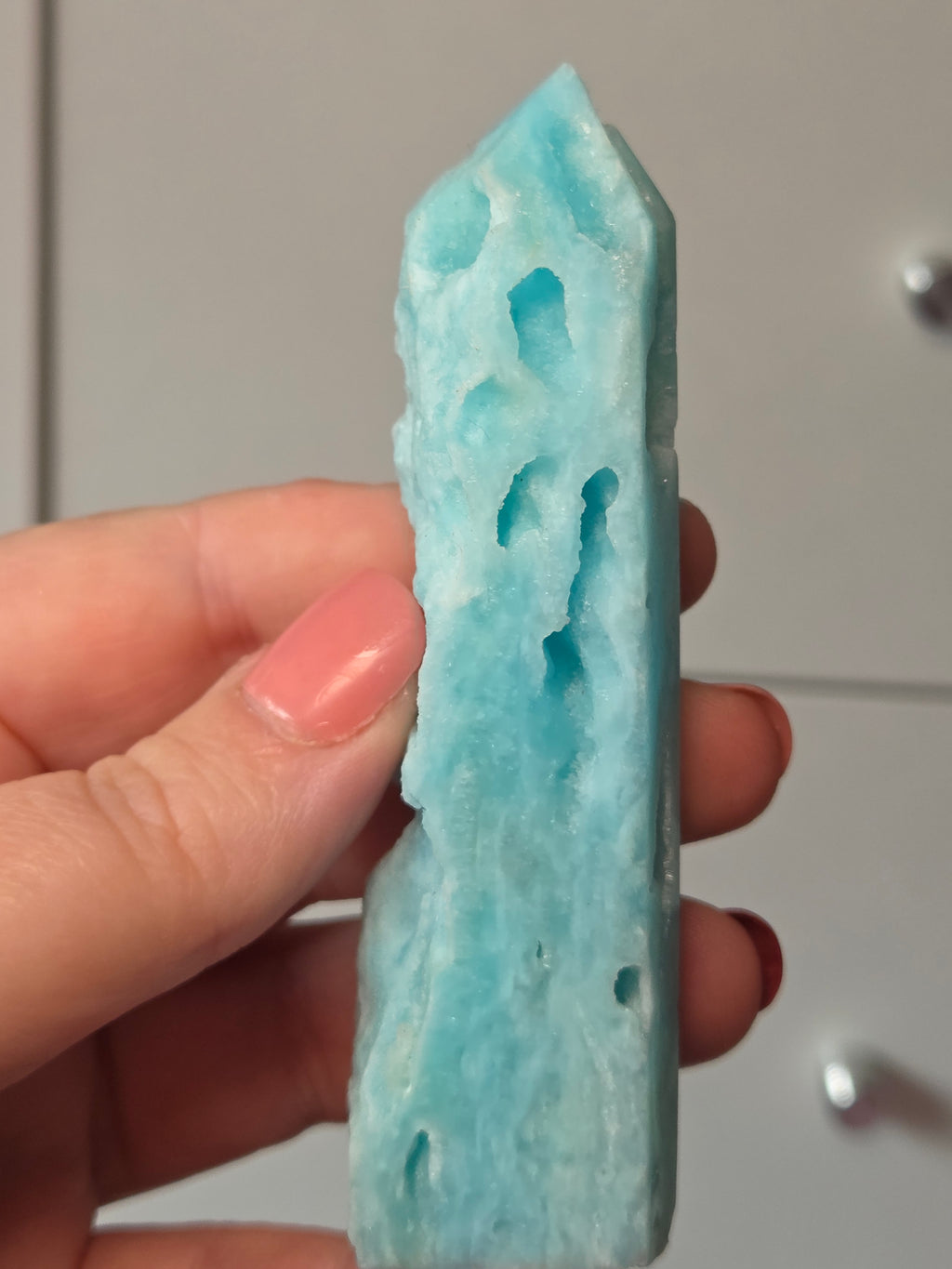 Grade AAAA crystal Hemimorphite tower