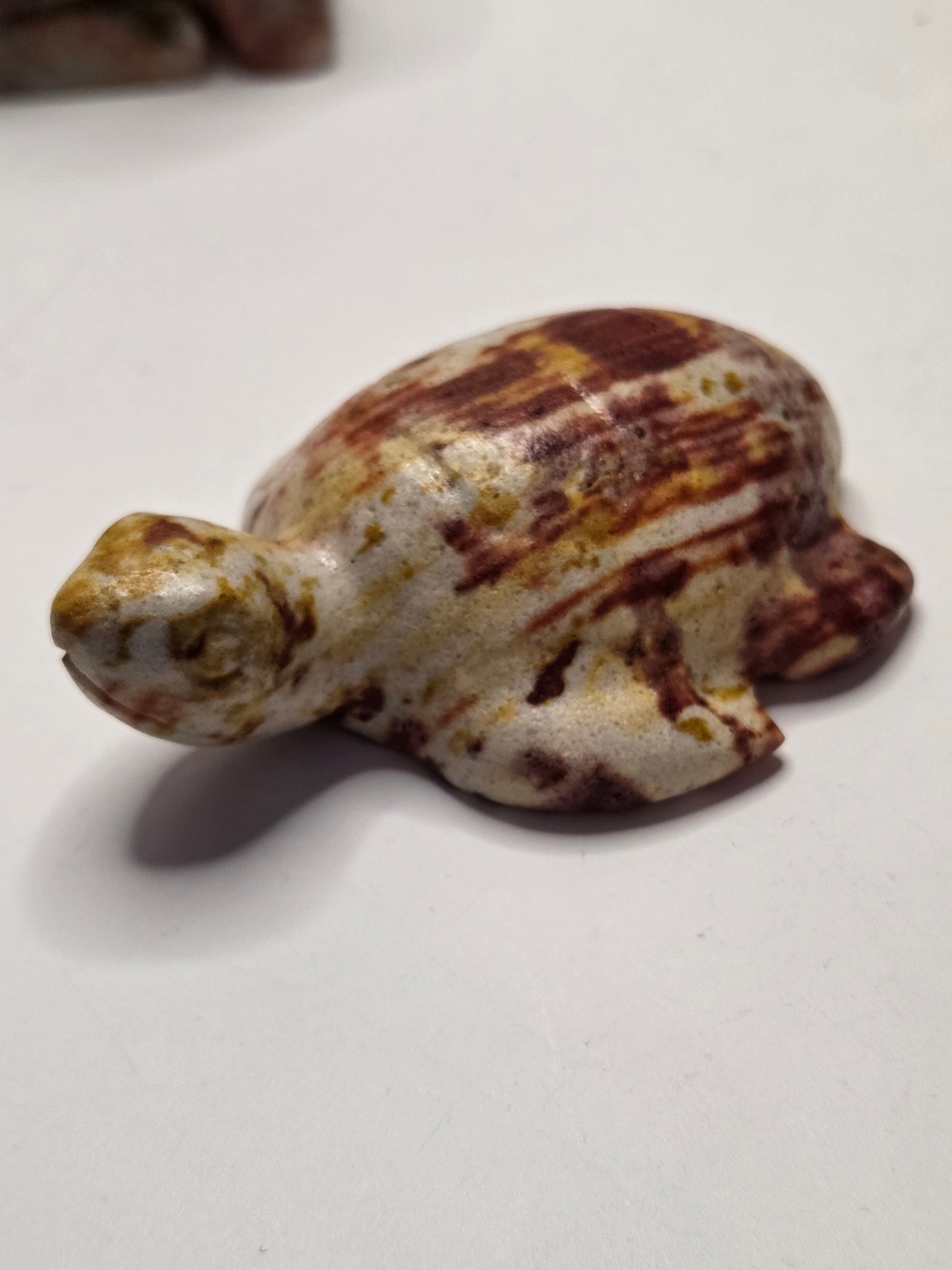 Jade crystal turtle carving