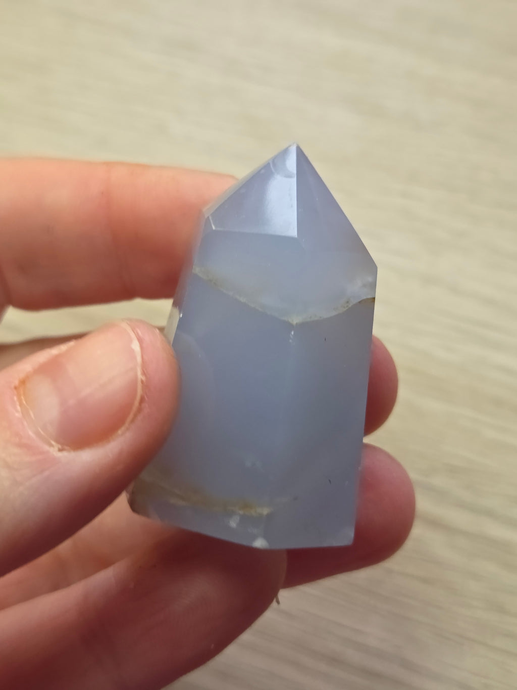 Chalcedony crystal  tower