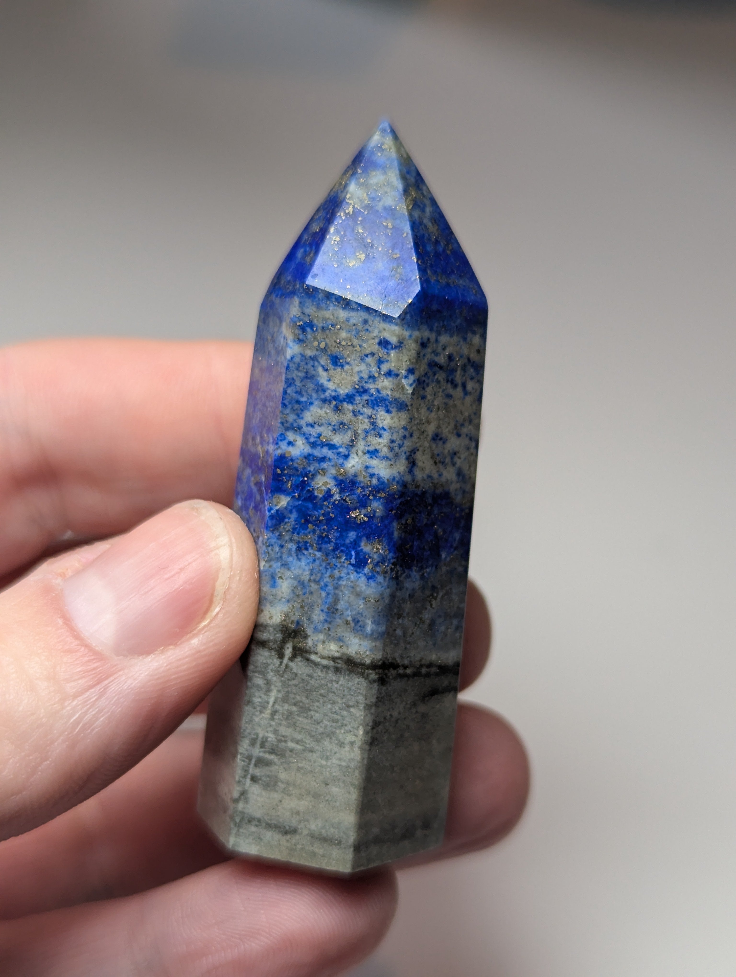 Lapis Lazuli crystal tower