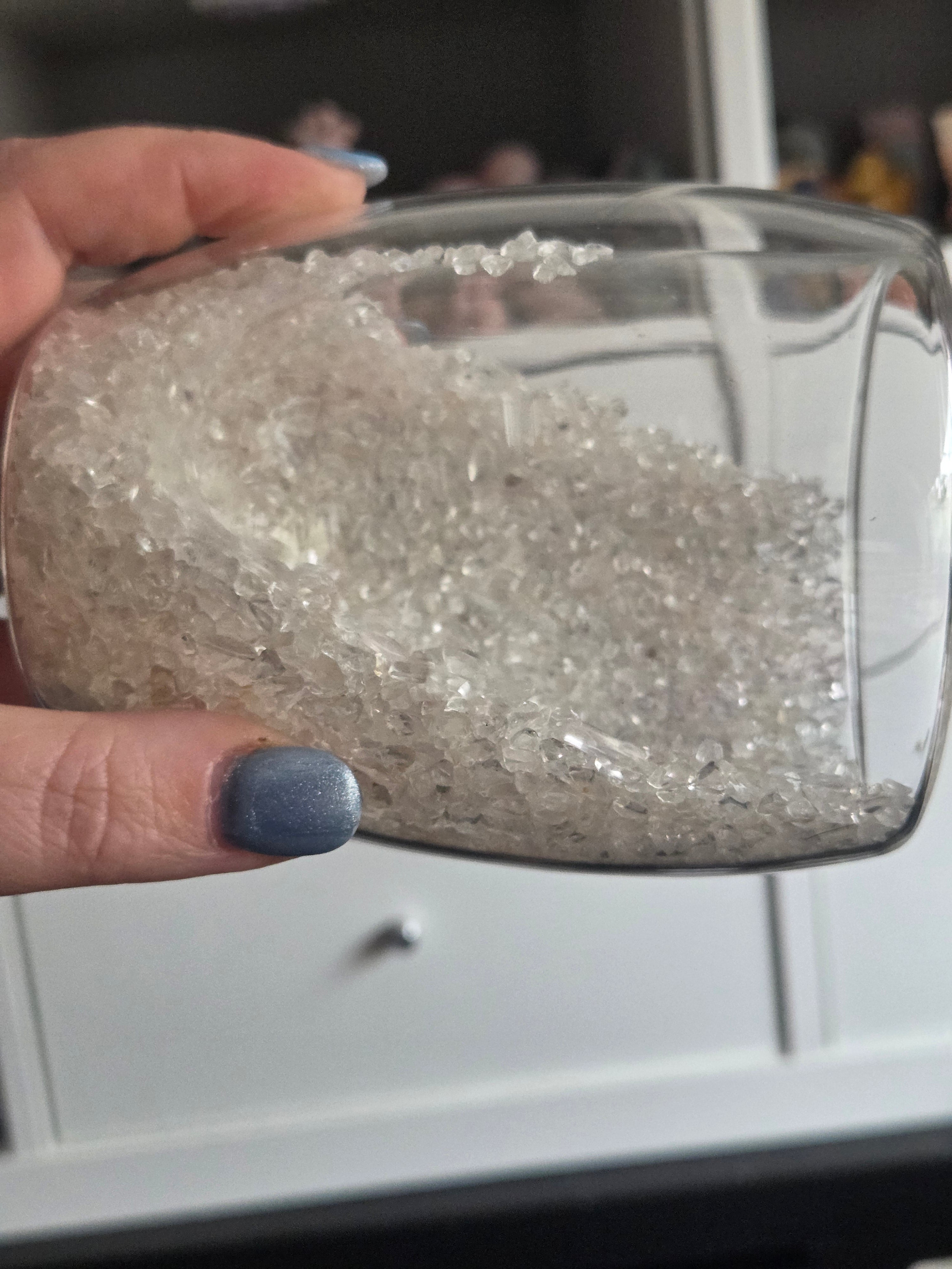 Crystal chip glasses