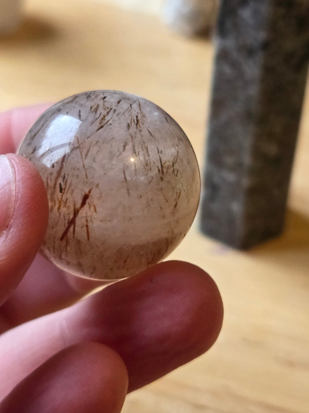 New Copper Rutile crystal sphere
