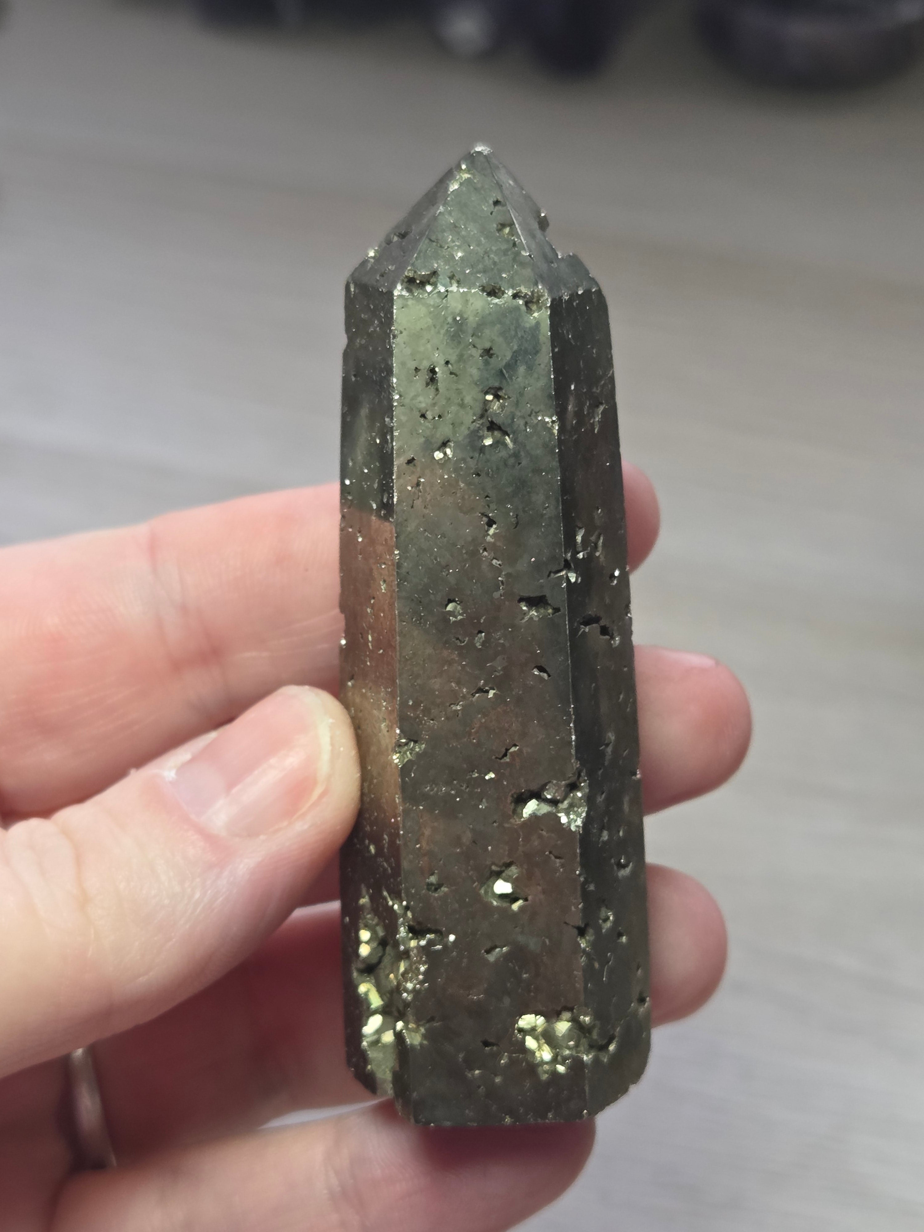 Pyrite crystal tower
