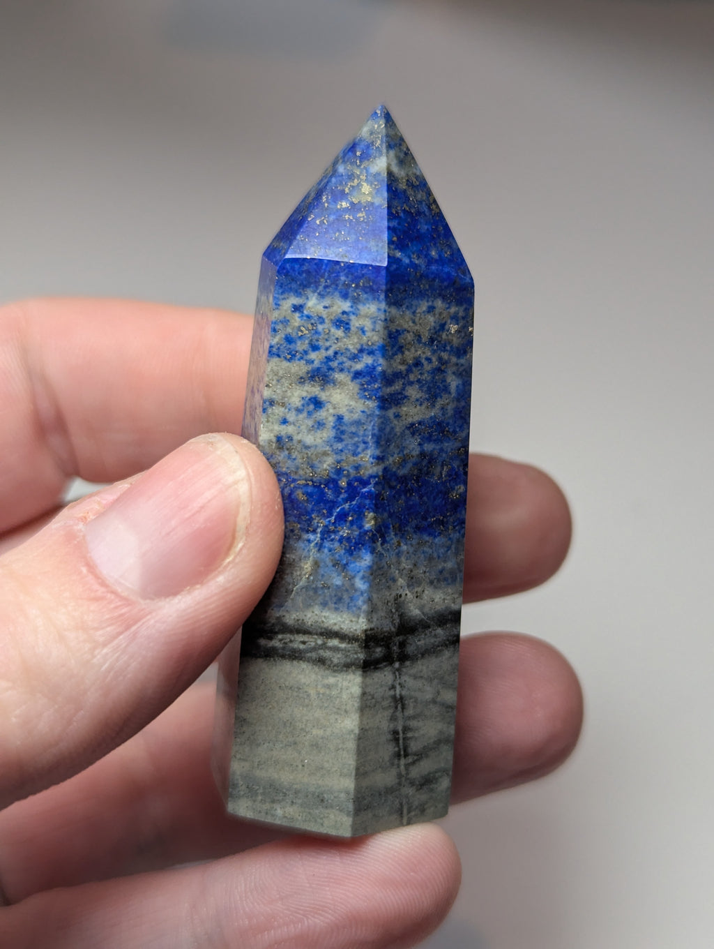 Lapis Lazuli crystal tower