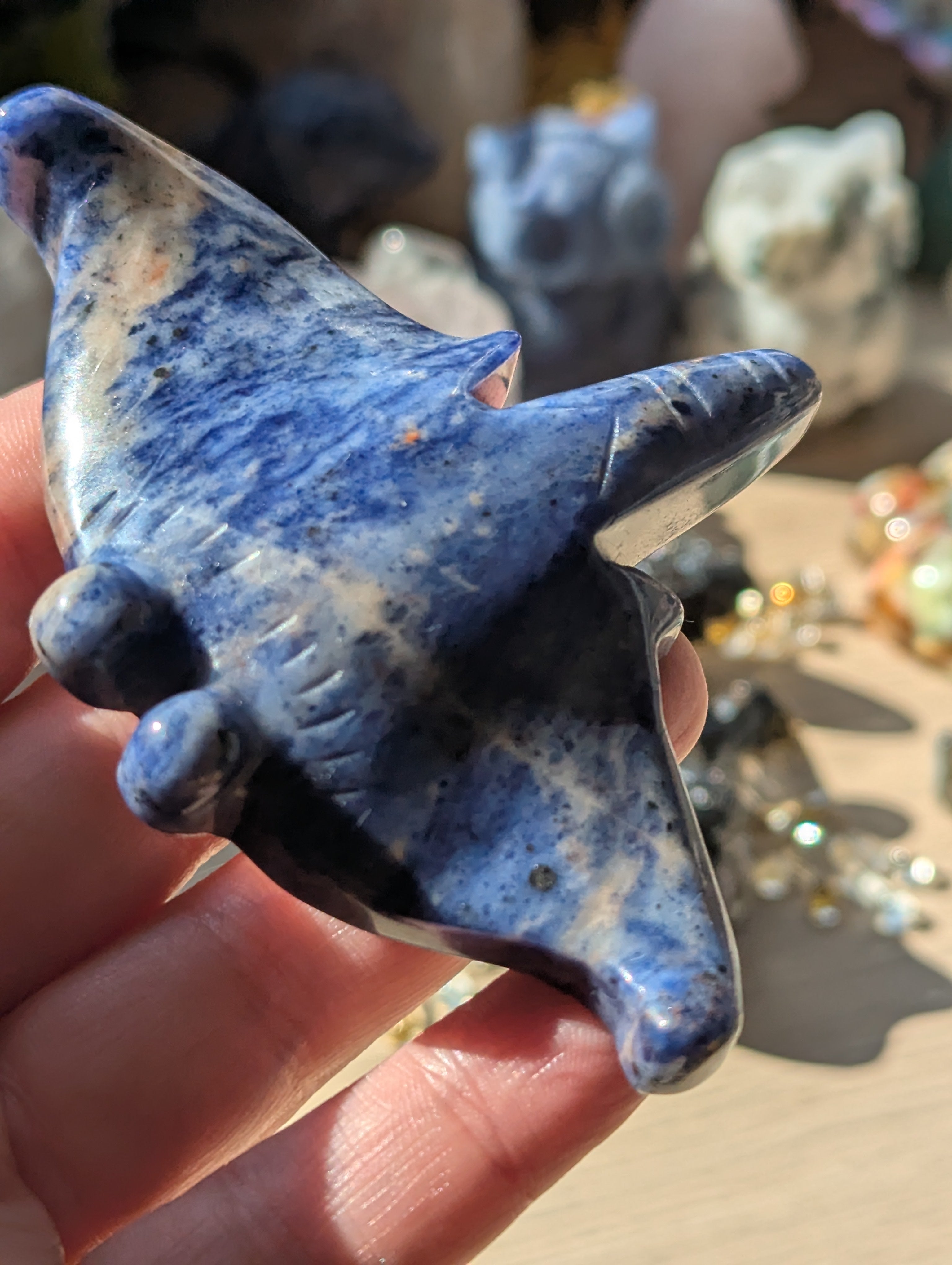 Stingray carving