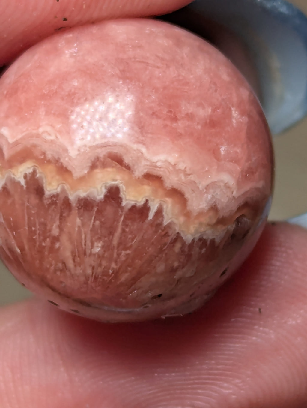 Rhodacrosite crystal spheres