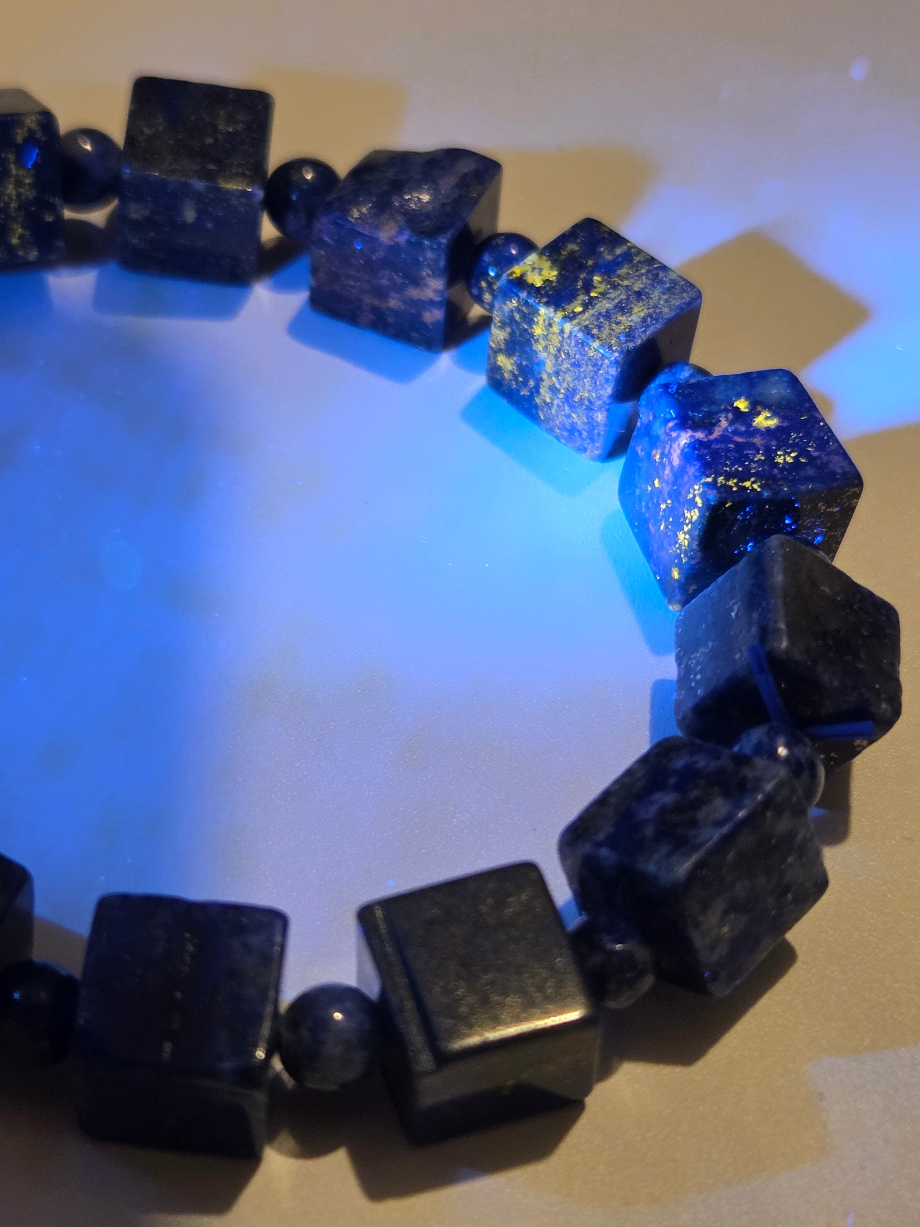 Lapis lazuli crystal bracelet
