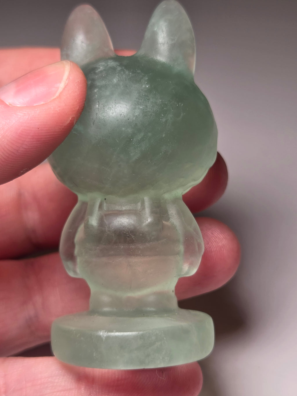 Flourite labubu carving