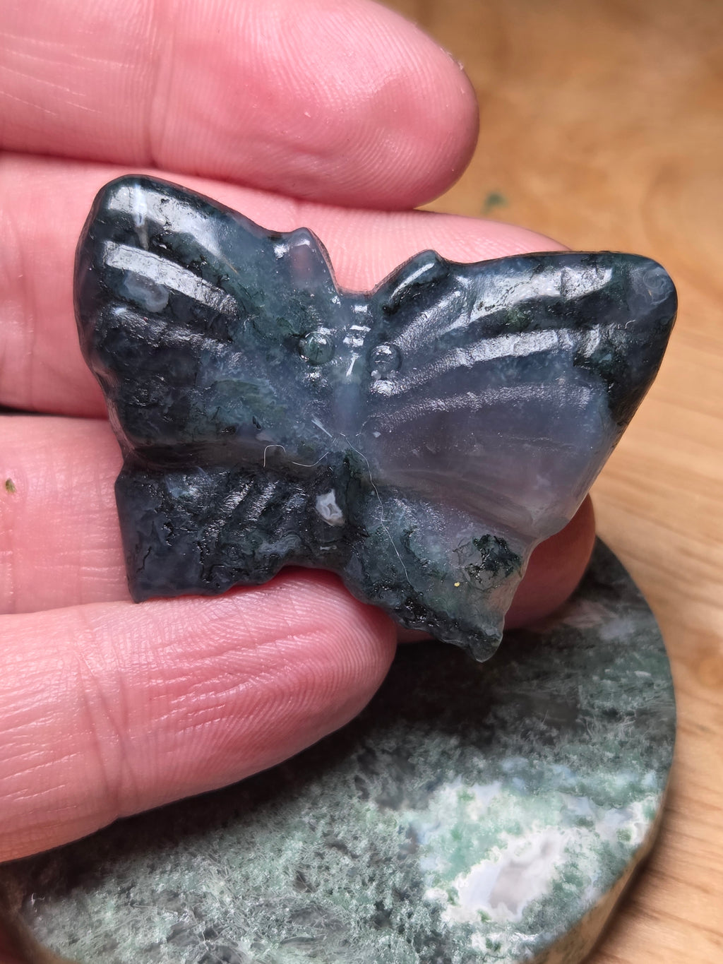 Small butterfly carving