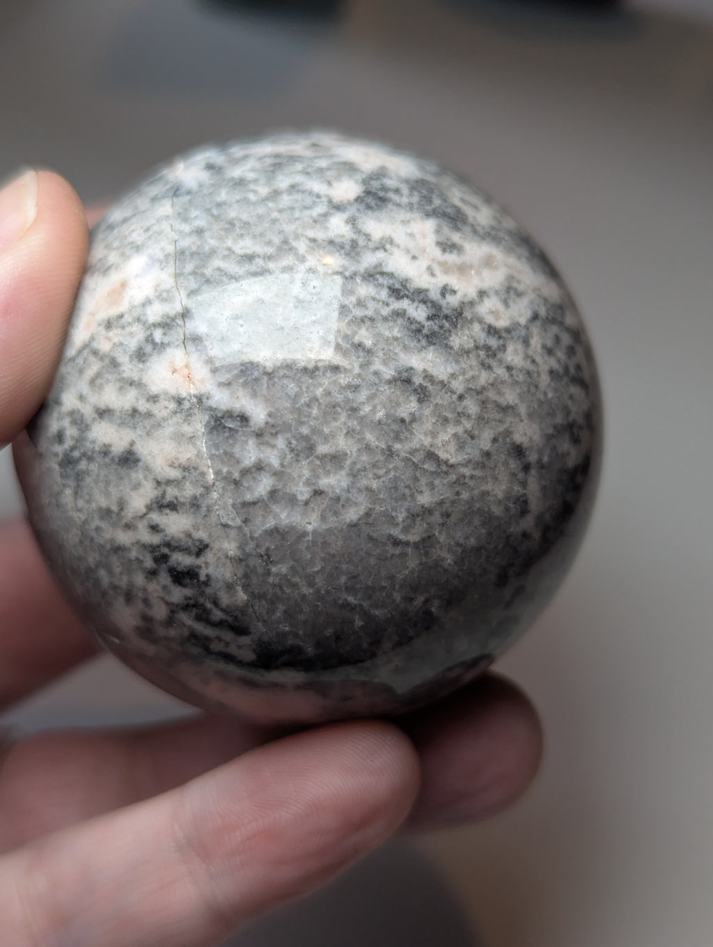 30% off at checkout  -Pink rhodonite crystal sphere