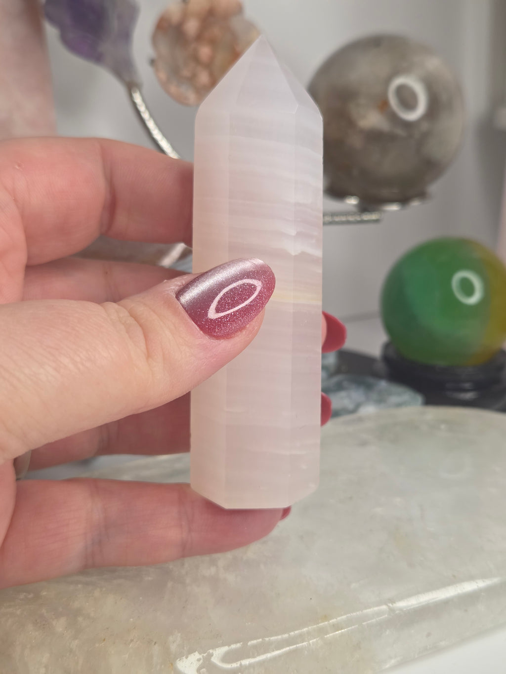 Mango  afgan jade crystal tower