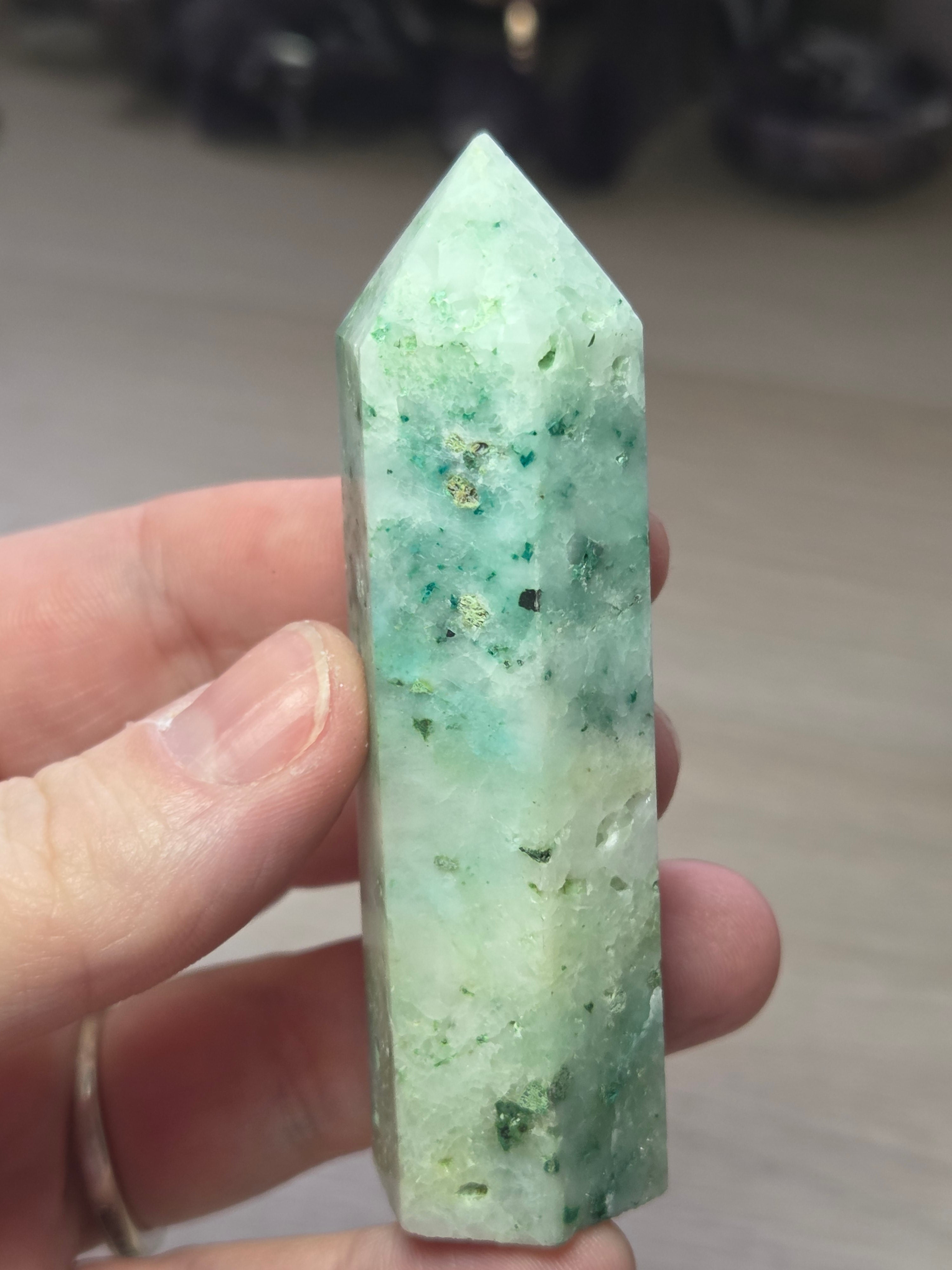Phoenix crystal tower carving