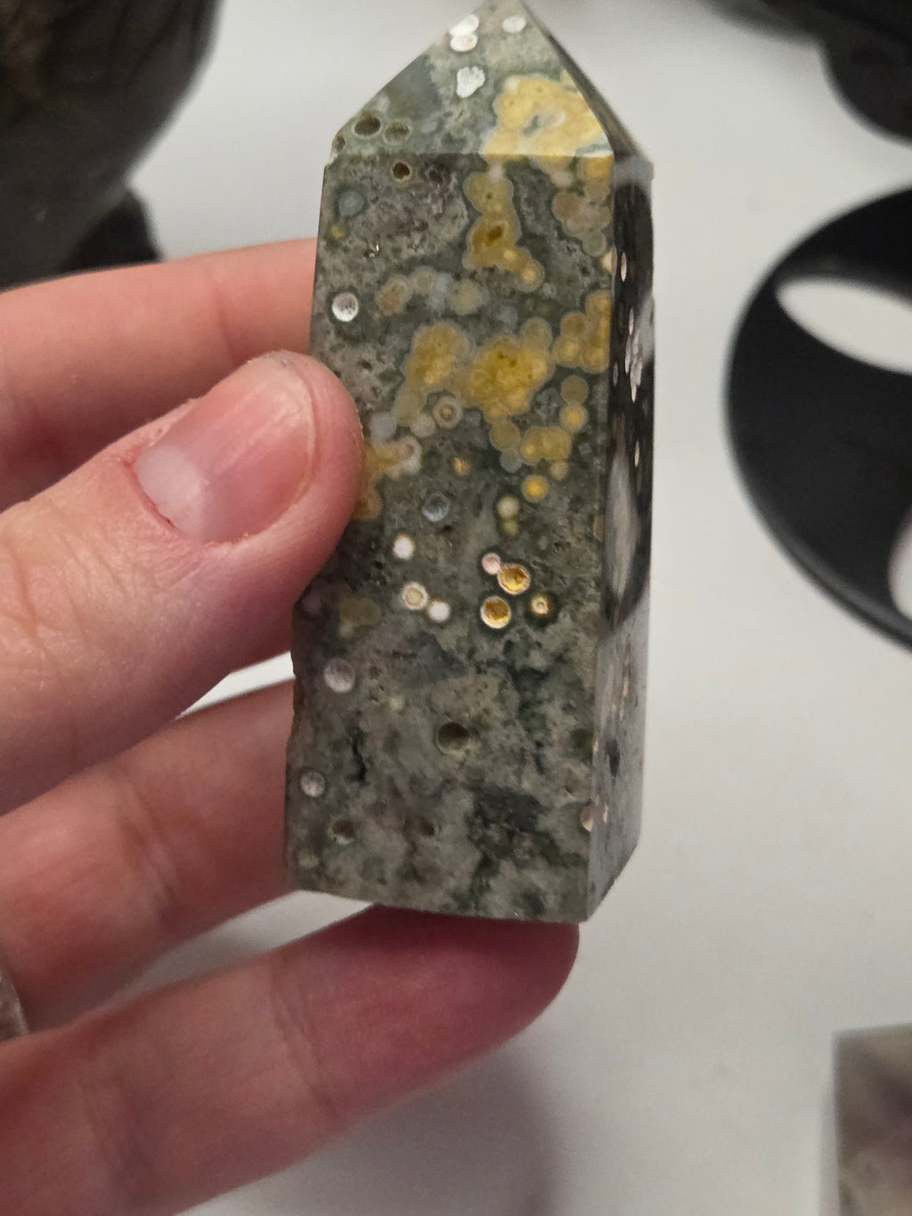 Ocean Jasper crystal tower