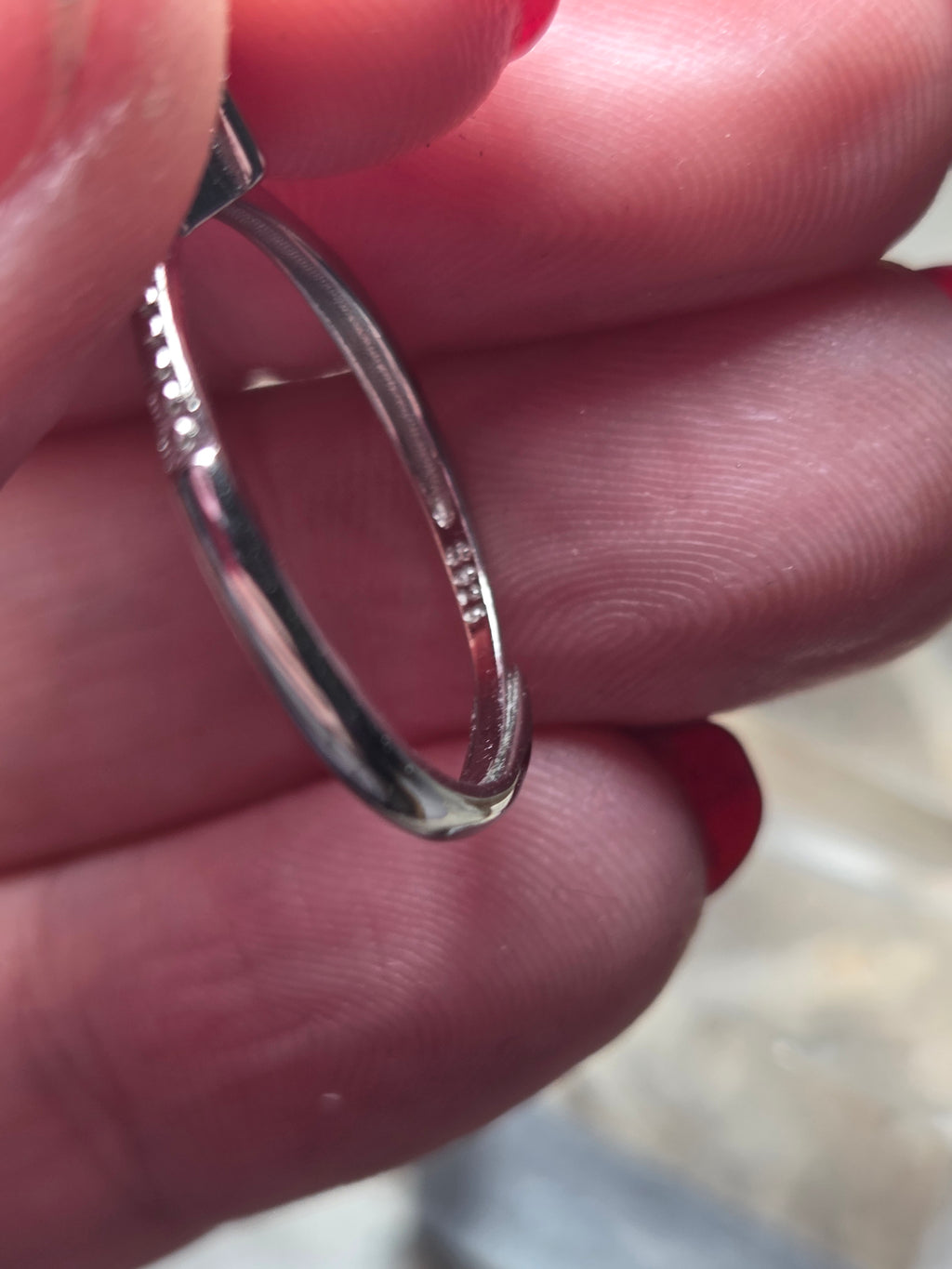 S925 Ruby specimen Crystal ajustable ring