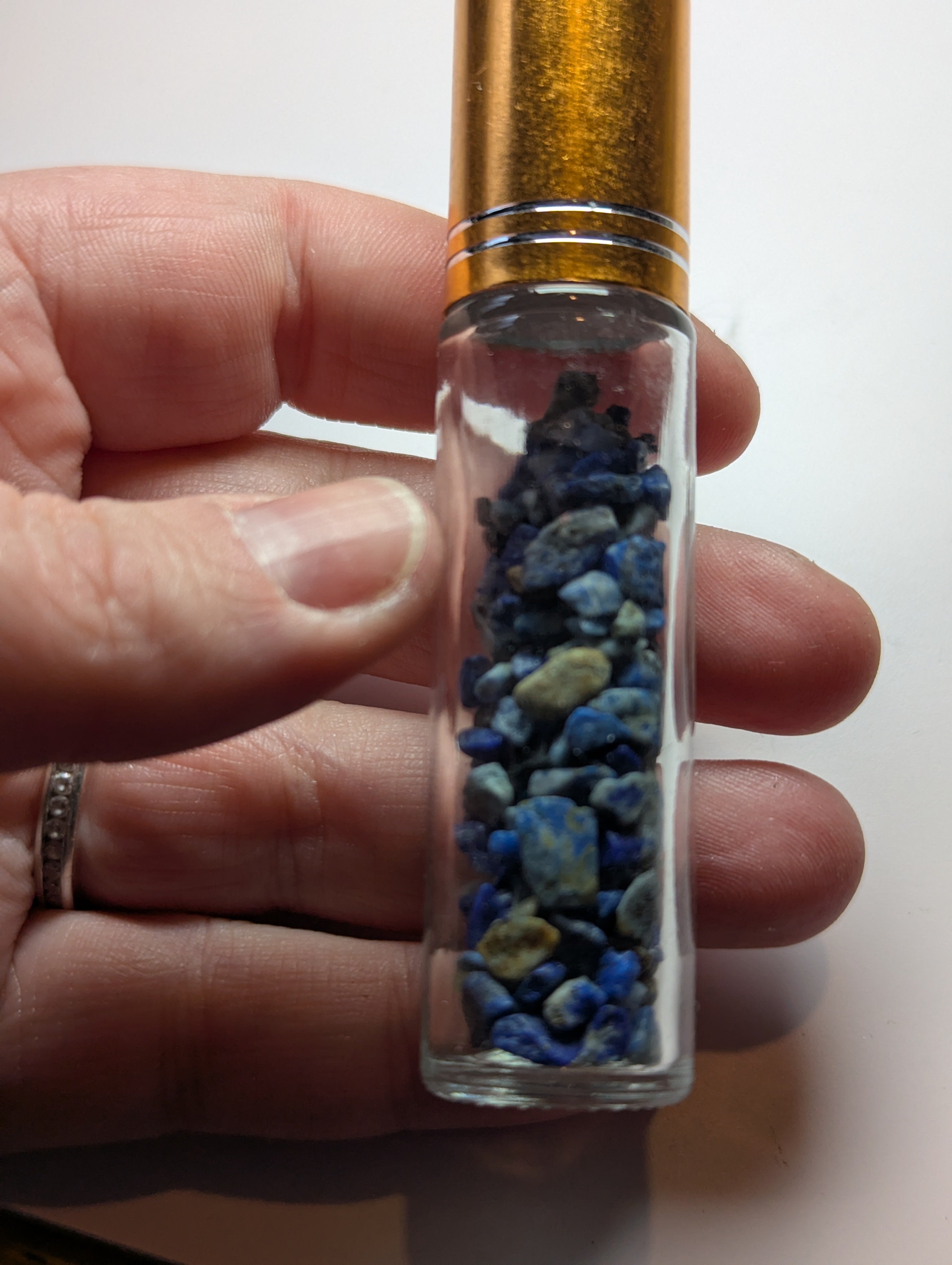 Sodalite crystal Essential oil or perfume roller