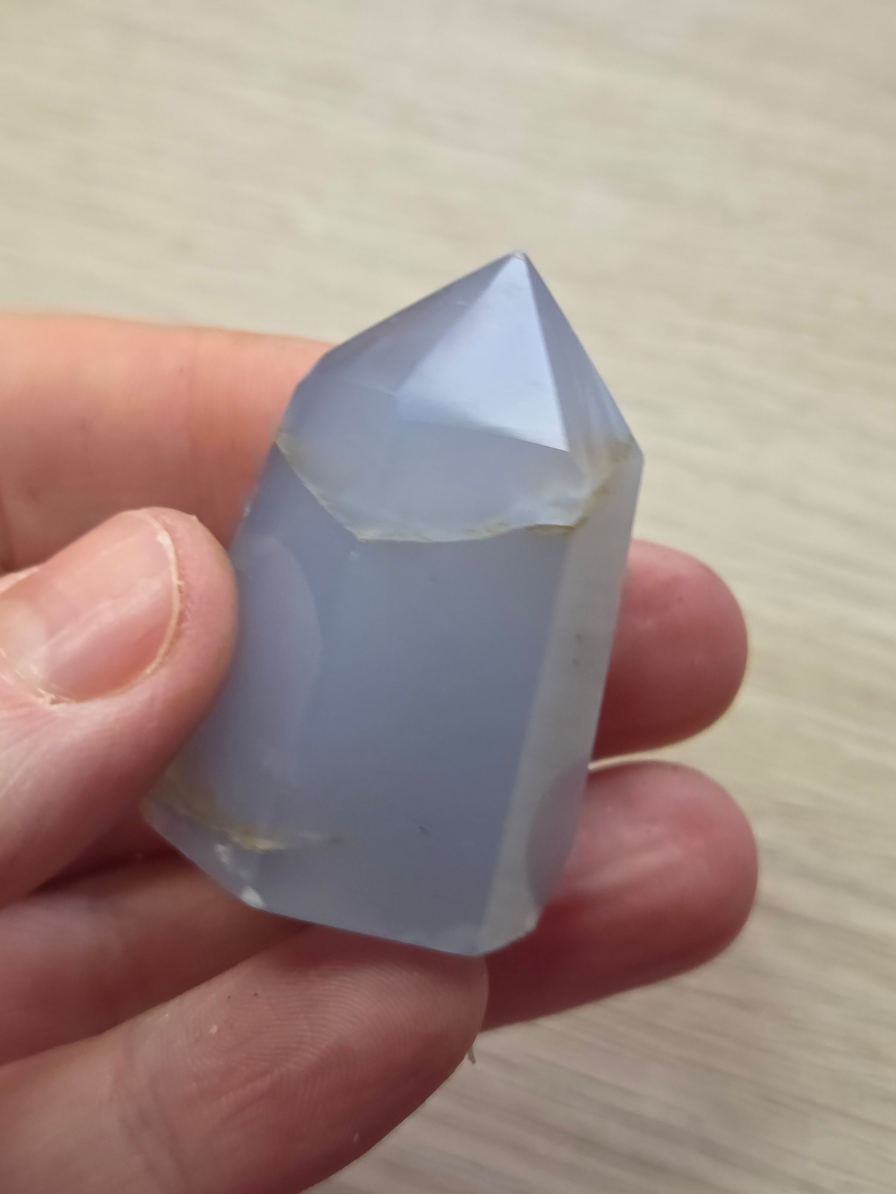 Chalcedony crystal  tower