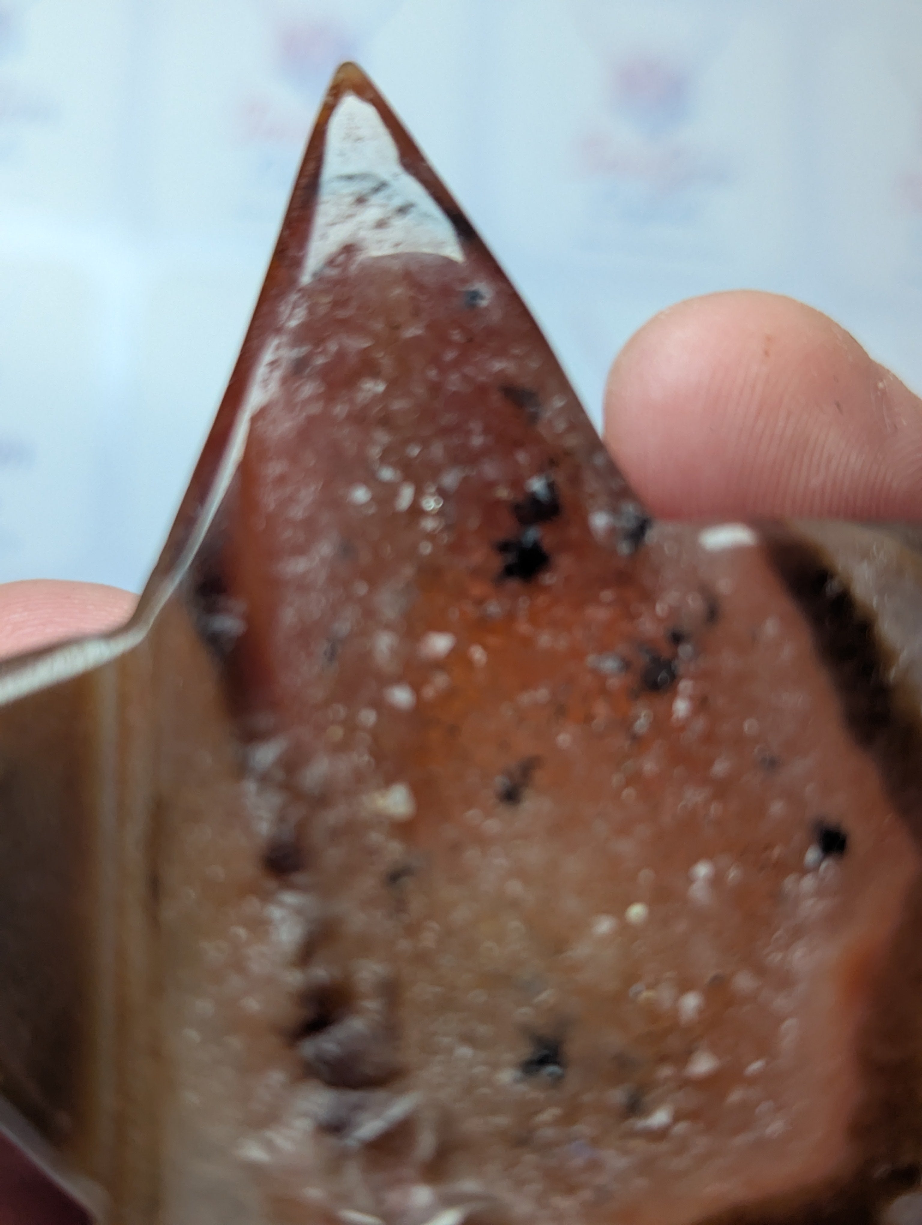 Sardonyx crystal star with duzy