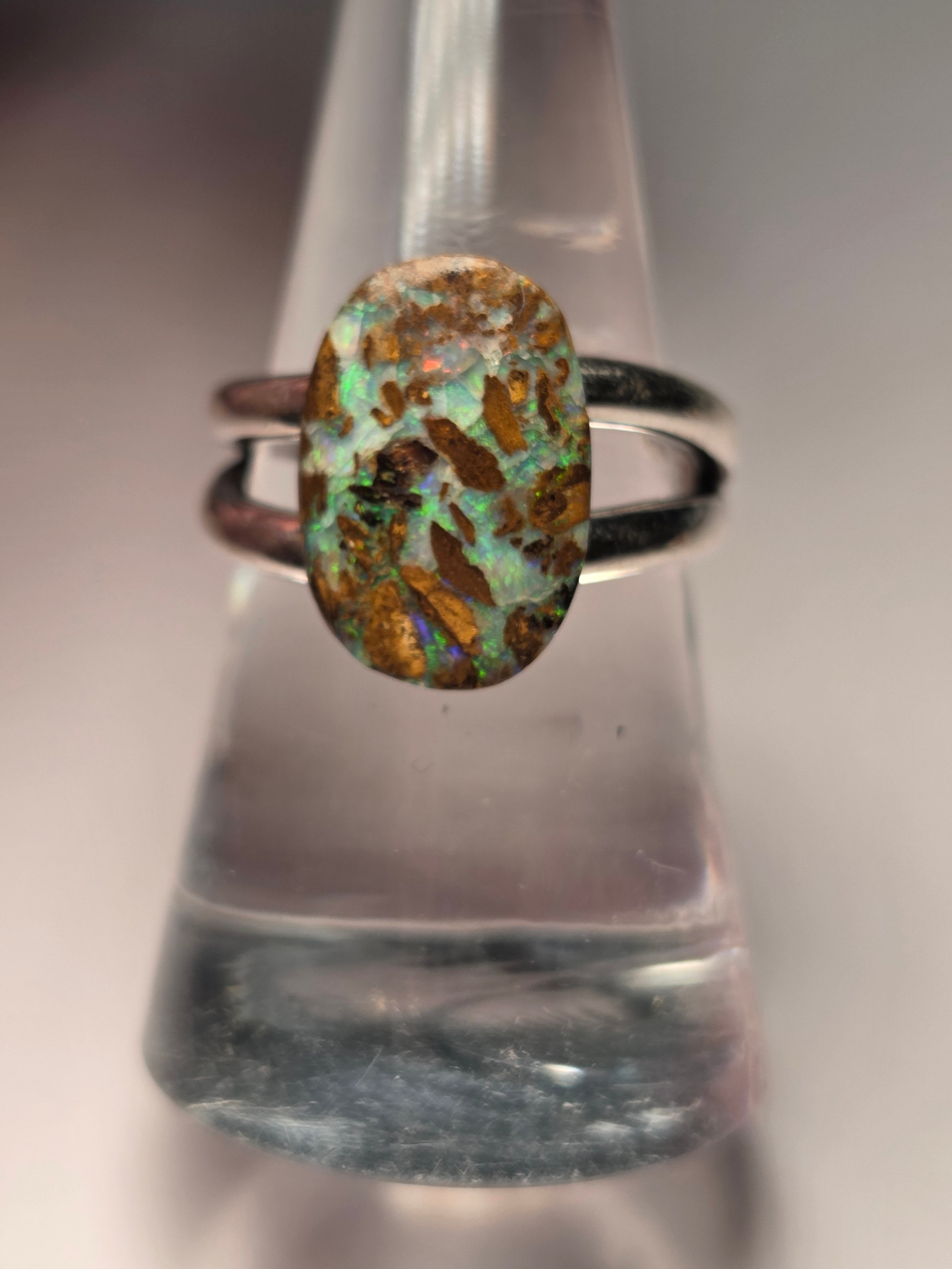 S925 Australian opal crystal matrix from Queensland Australia