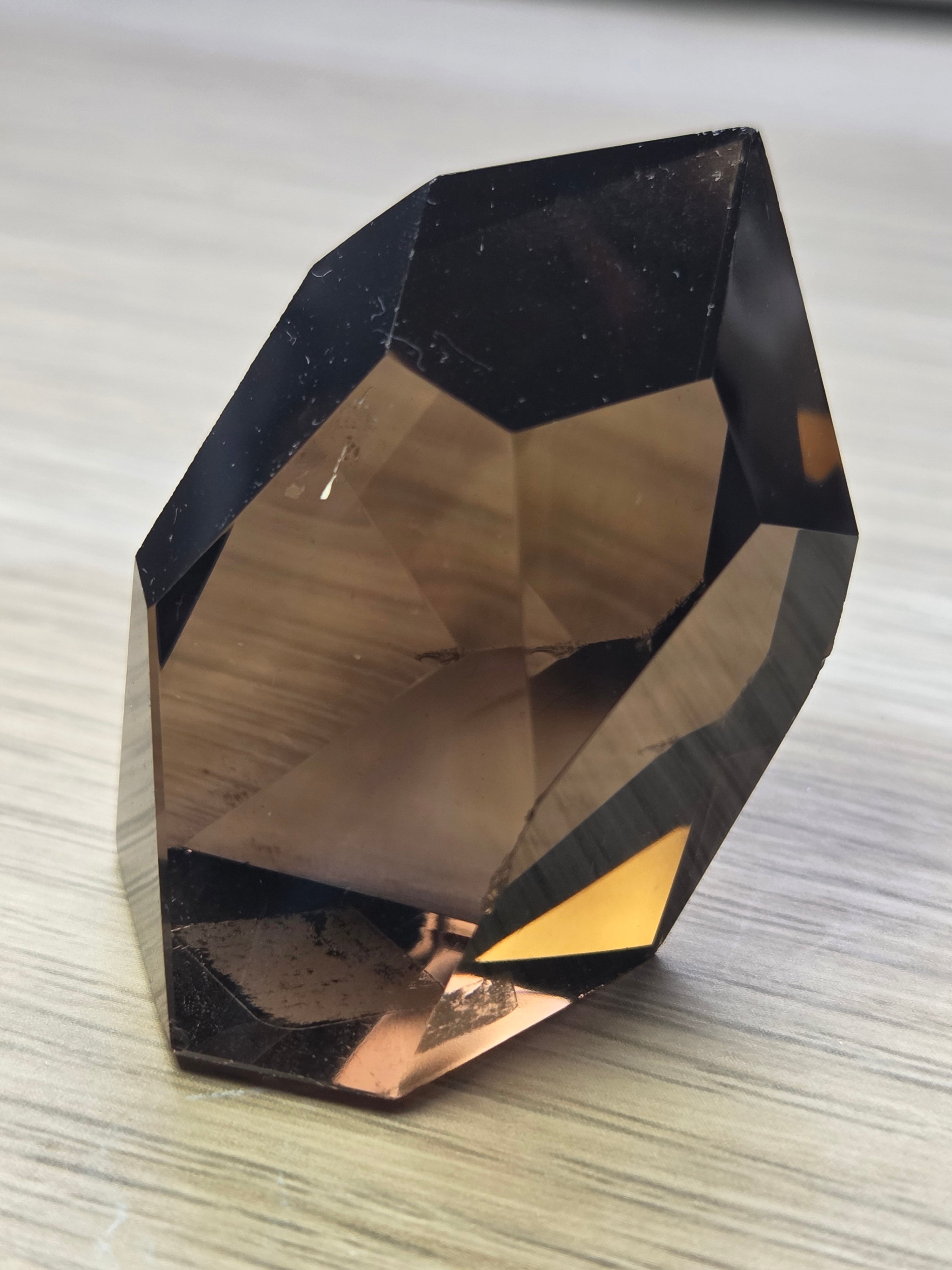 Smokey quartz crystal freeform