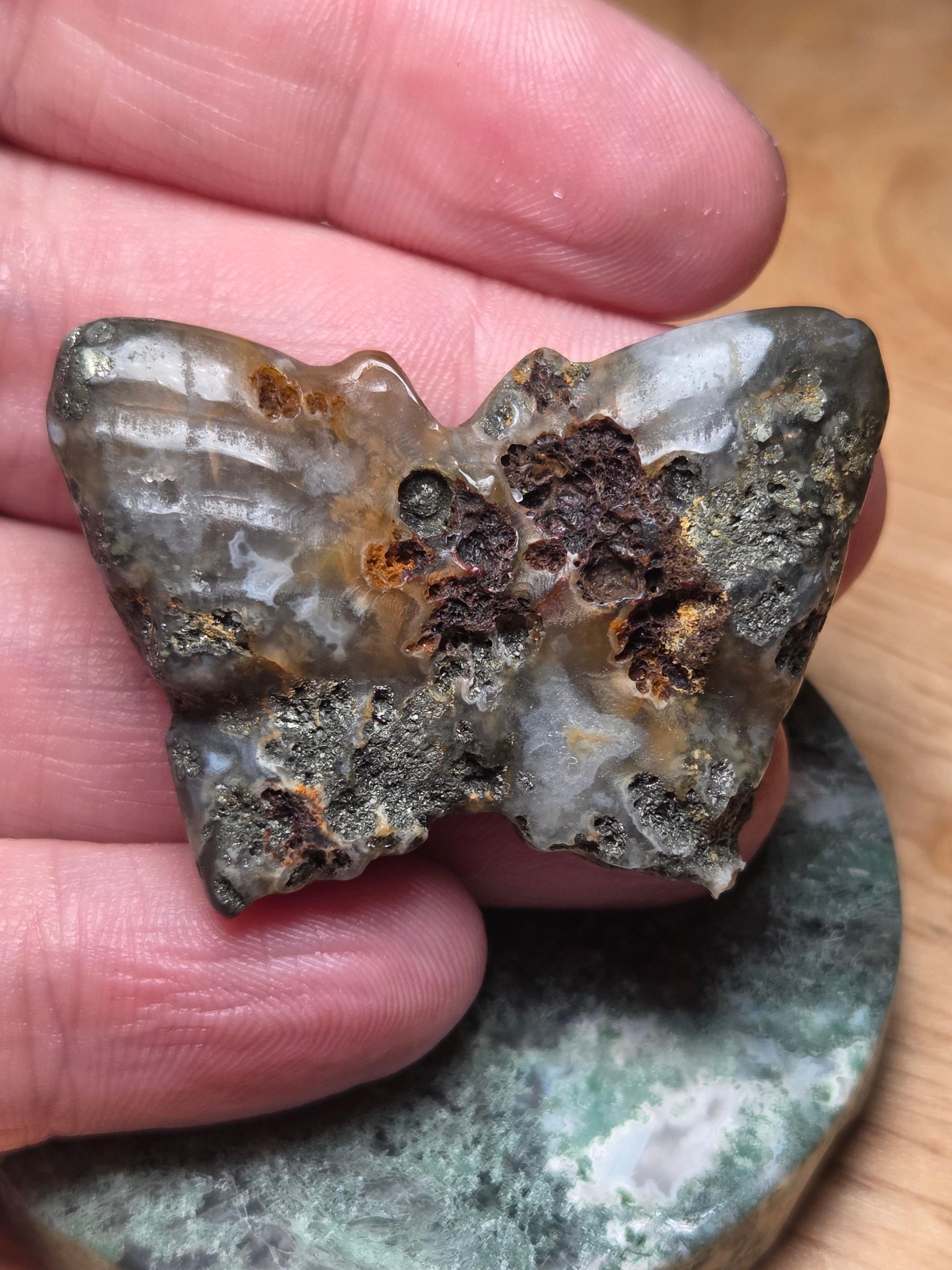 Small butterfly carving