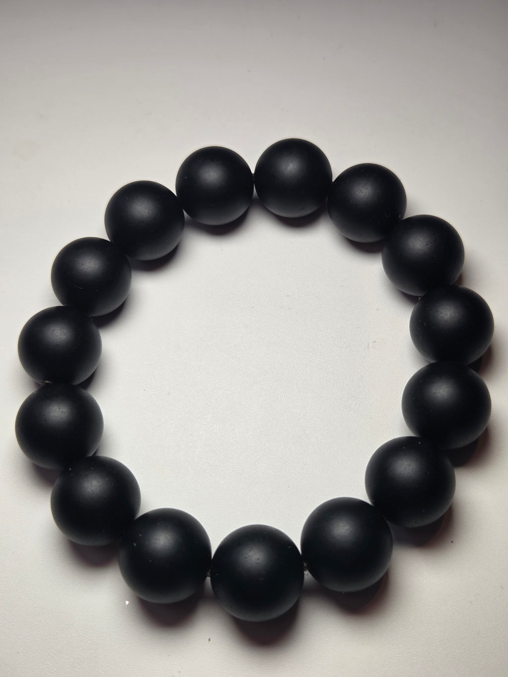 Matt Obsidian crystal bracelet