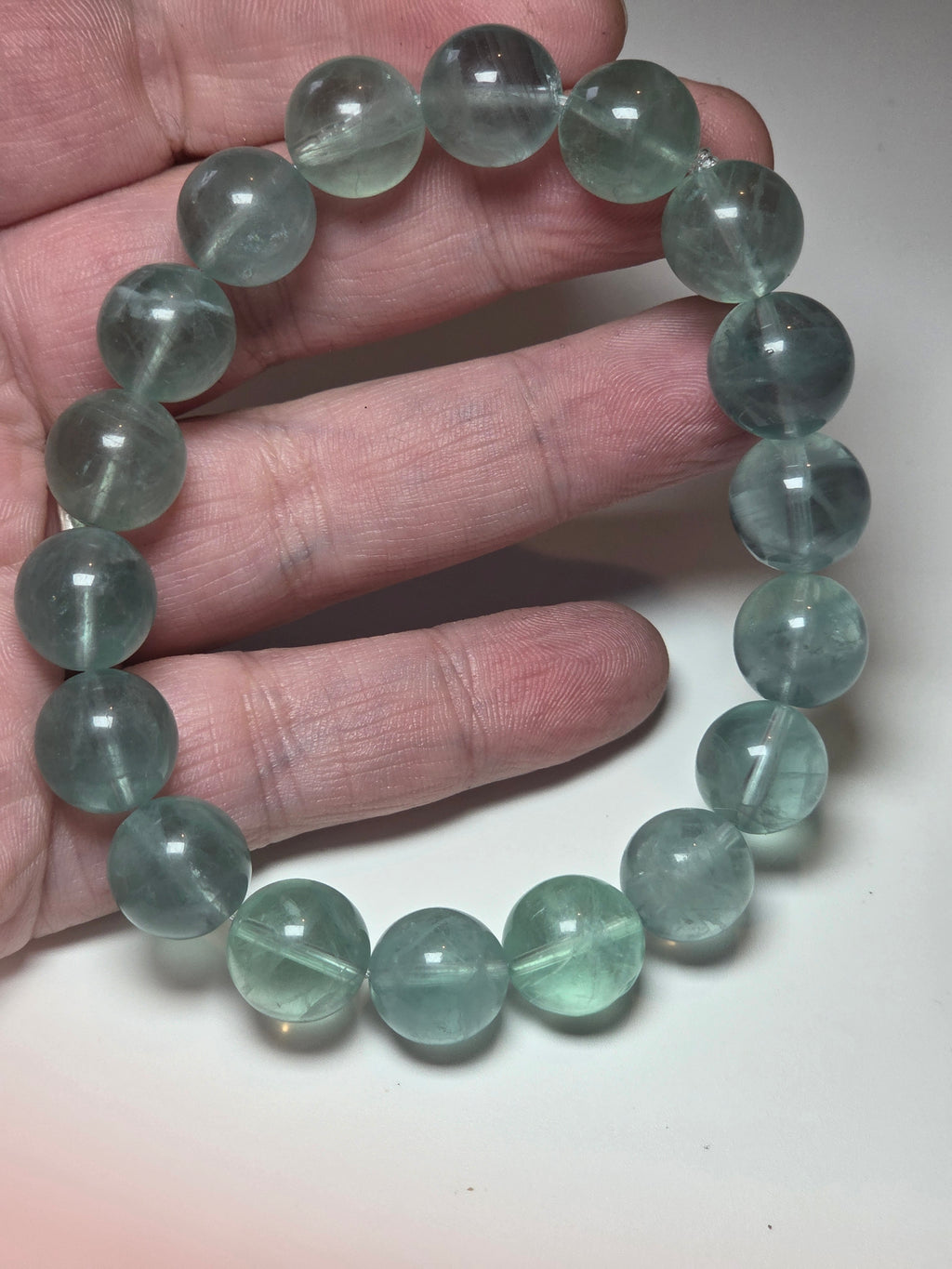 Green flouite crystal bracelet