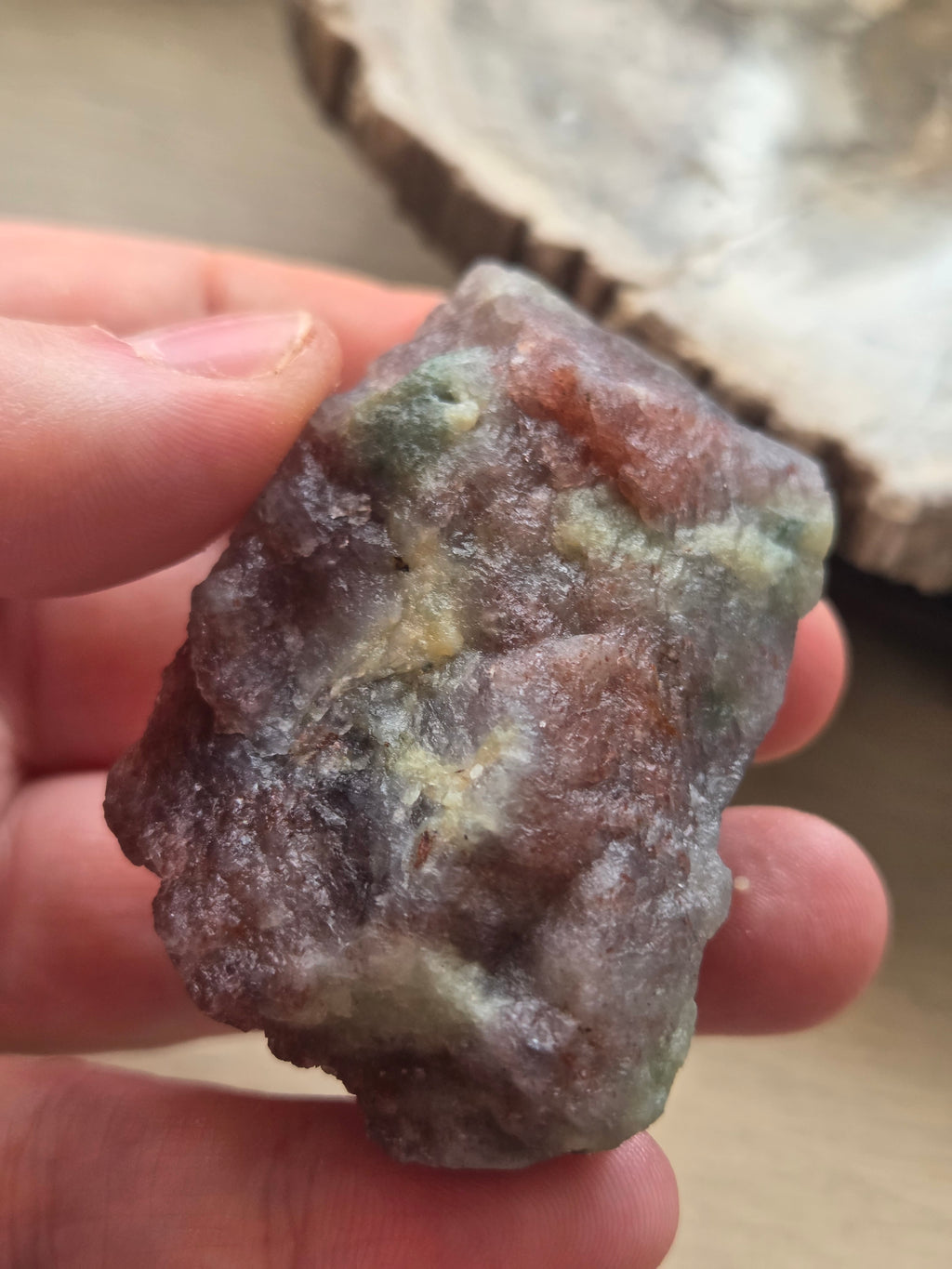 Iolite crystal  raw specimen