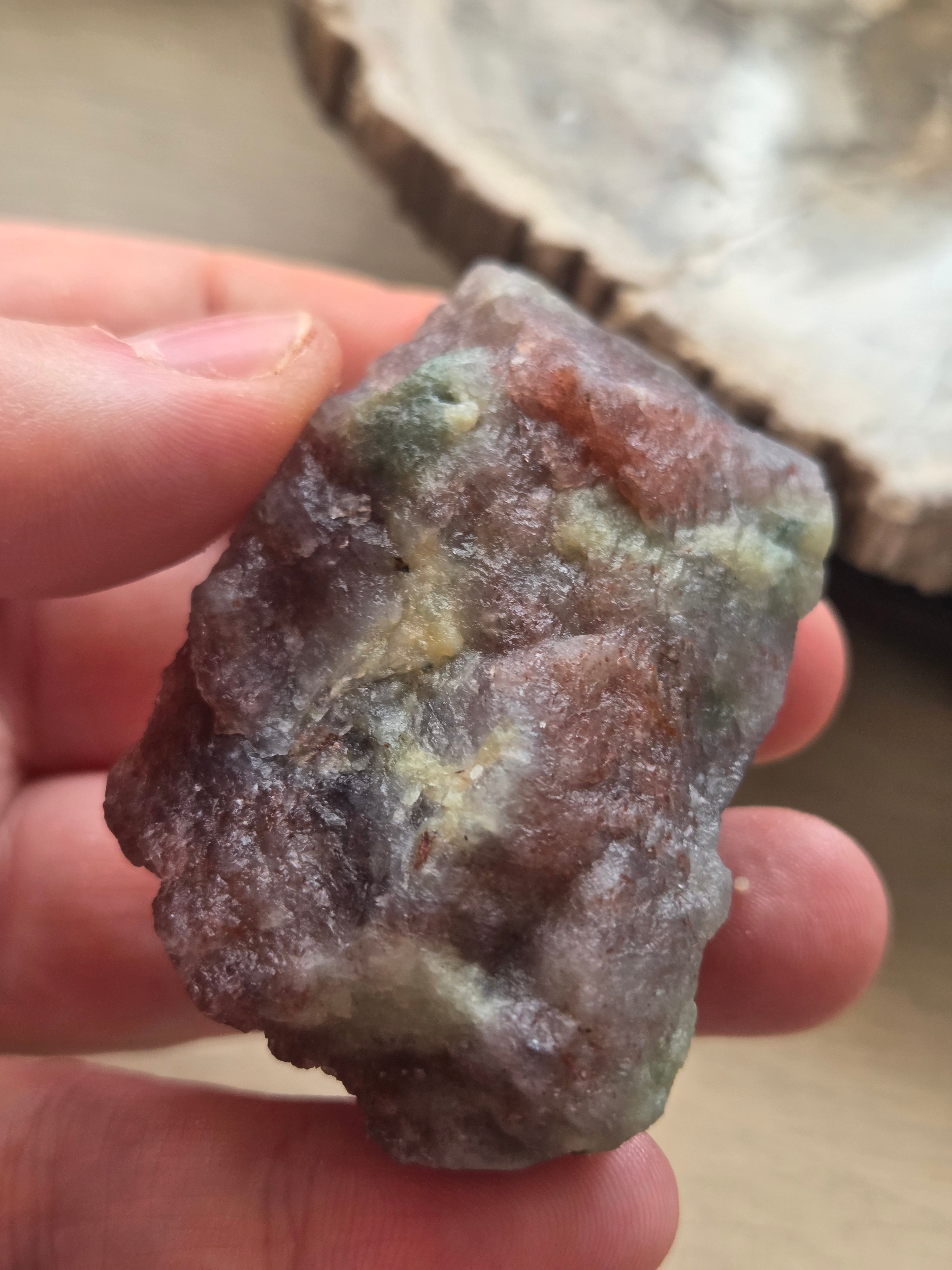 Iolite crystal  raw specimen