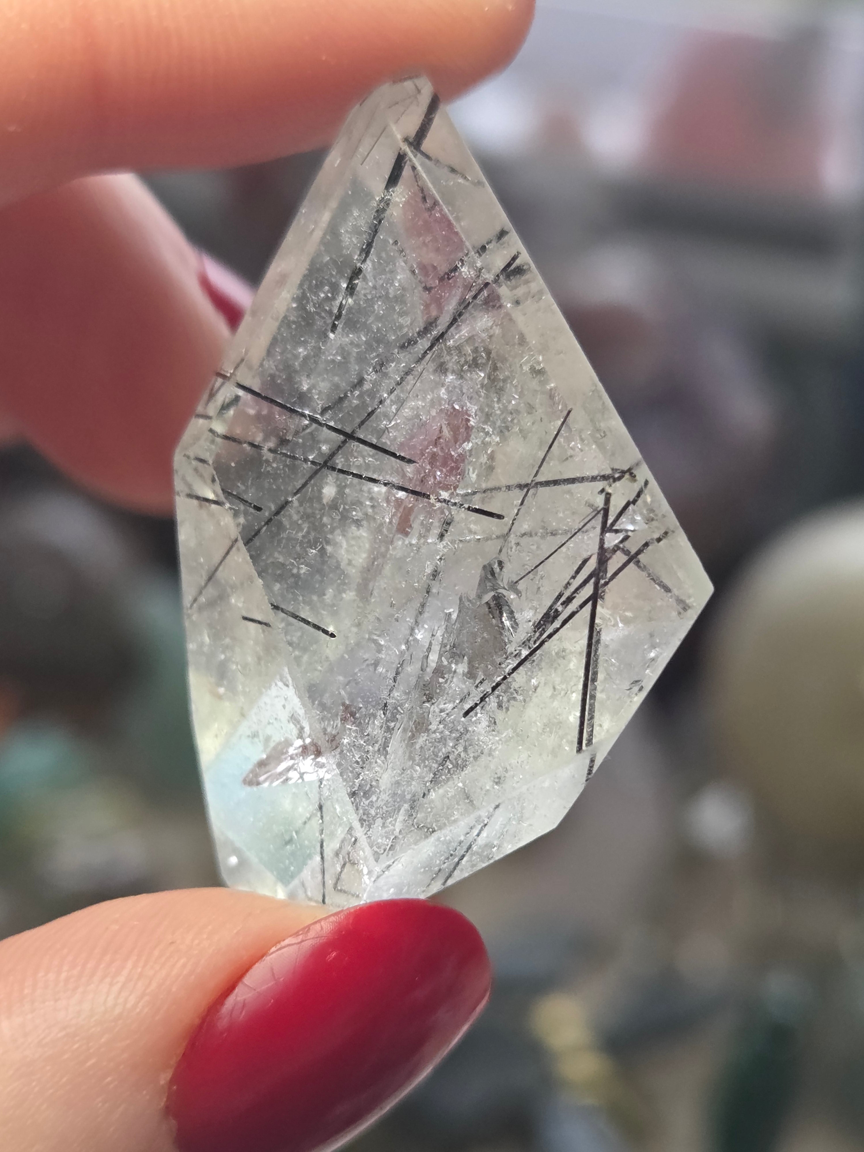 Black Tourmaline crystal freeform