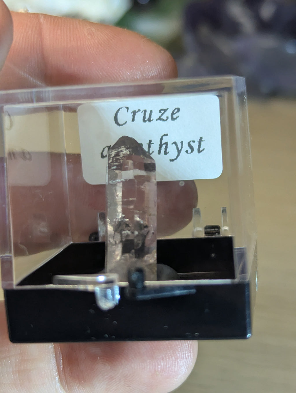 Cruze Amethyst crystal specimen