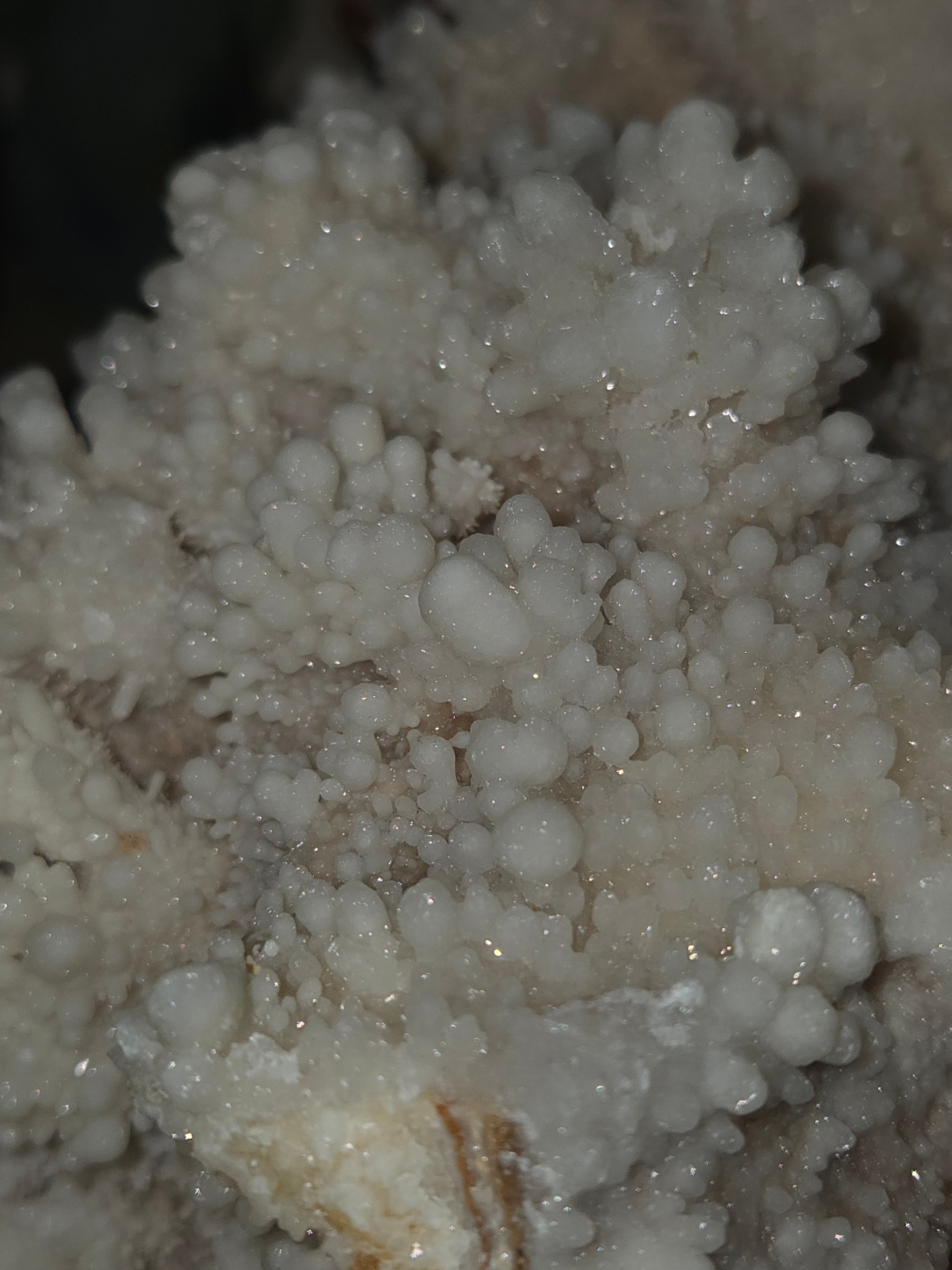 Selestite crystal owl carving