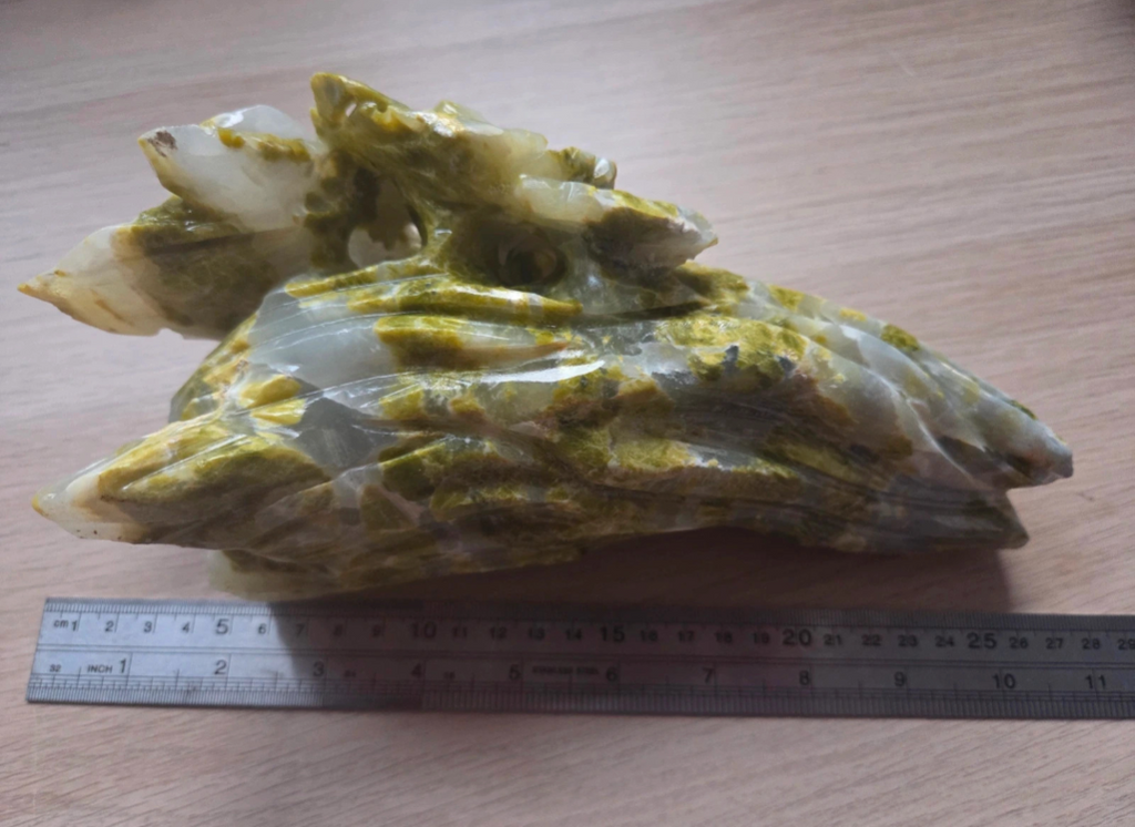 Sale - Green jade flower and tree stump 50% off when checkout