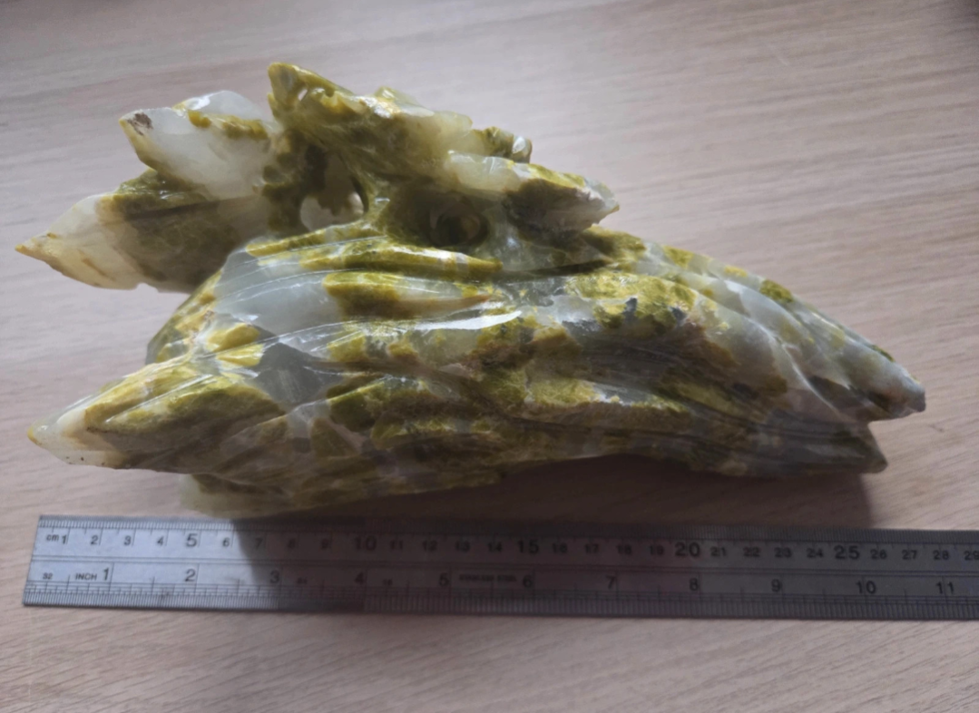 Sale - Green jade flower and tree stump 50% off when checkout