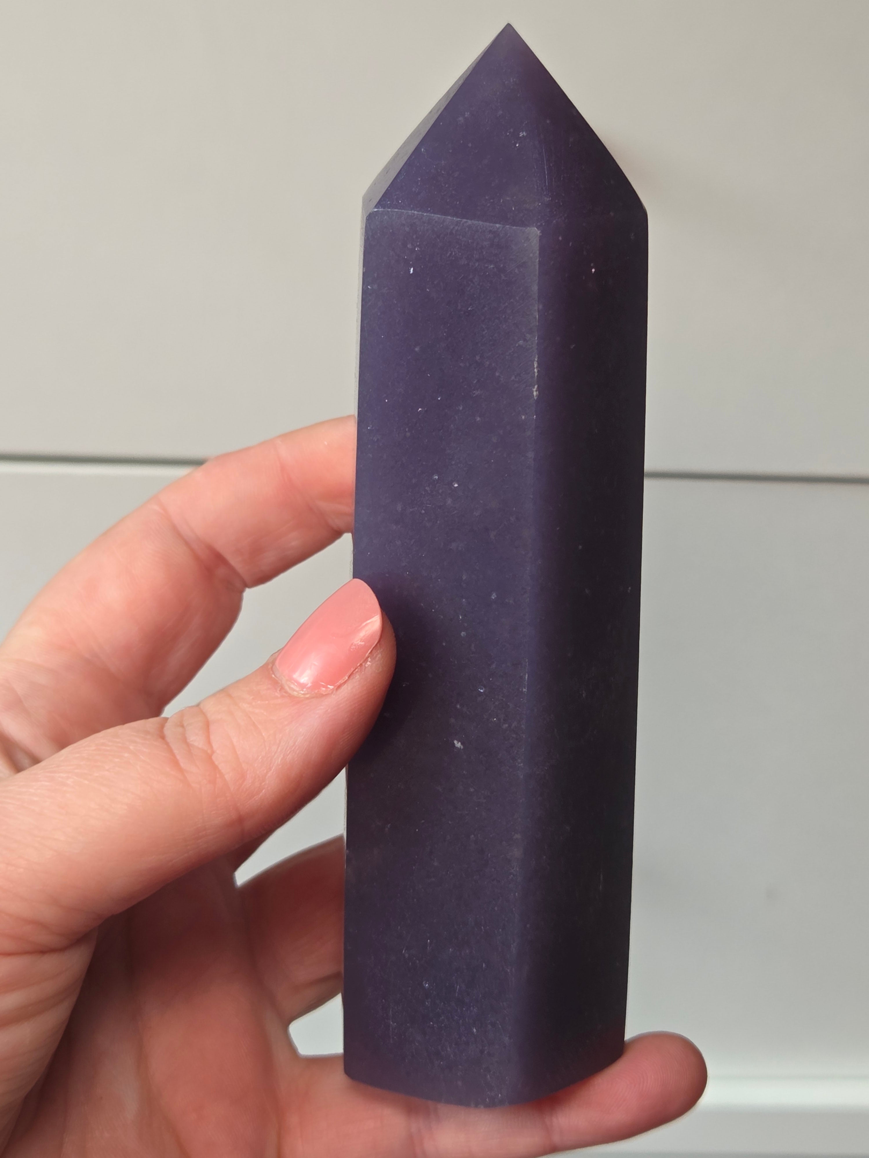 Grade A Lepidolite crystal tower 13cm