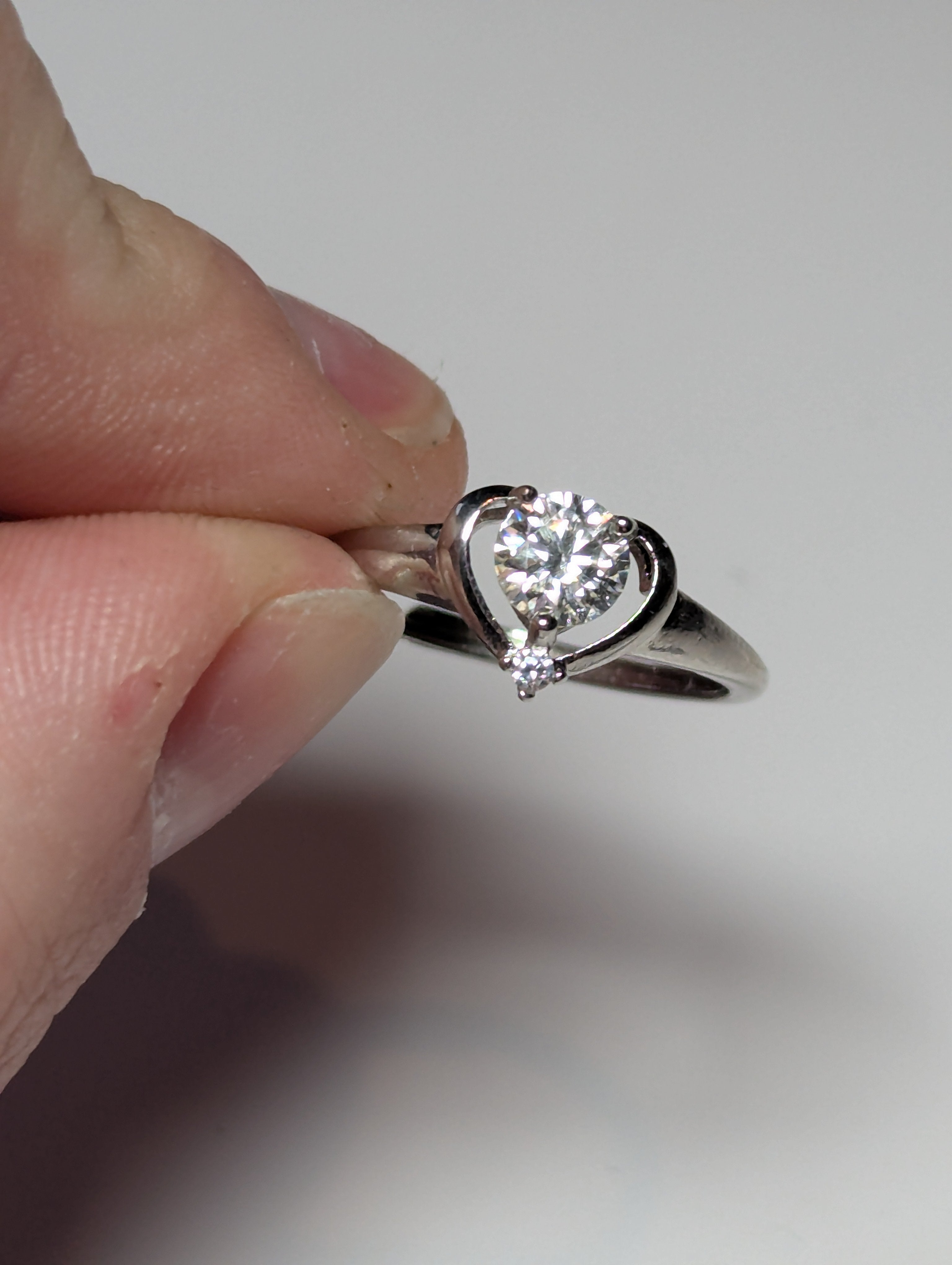 Moissanite diamond s295 ring