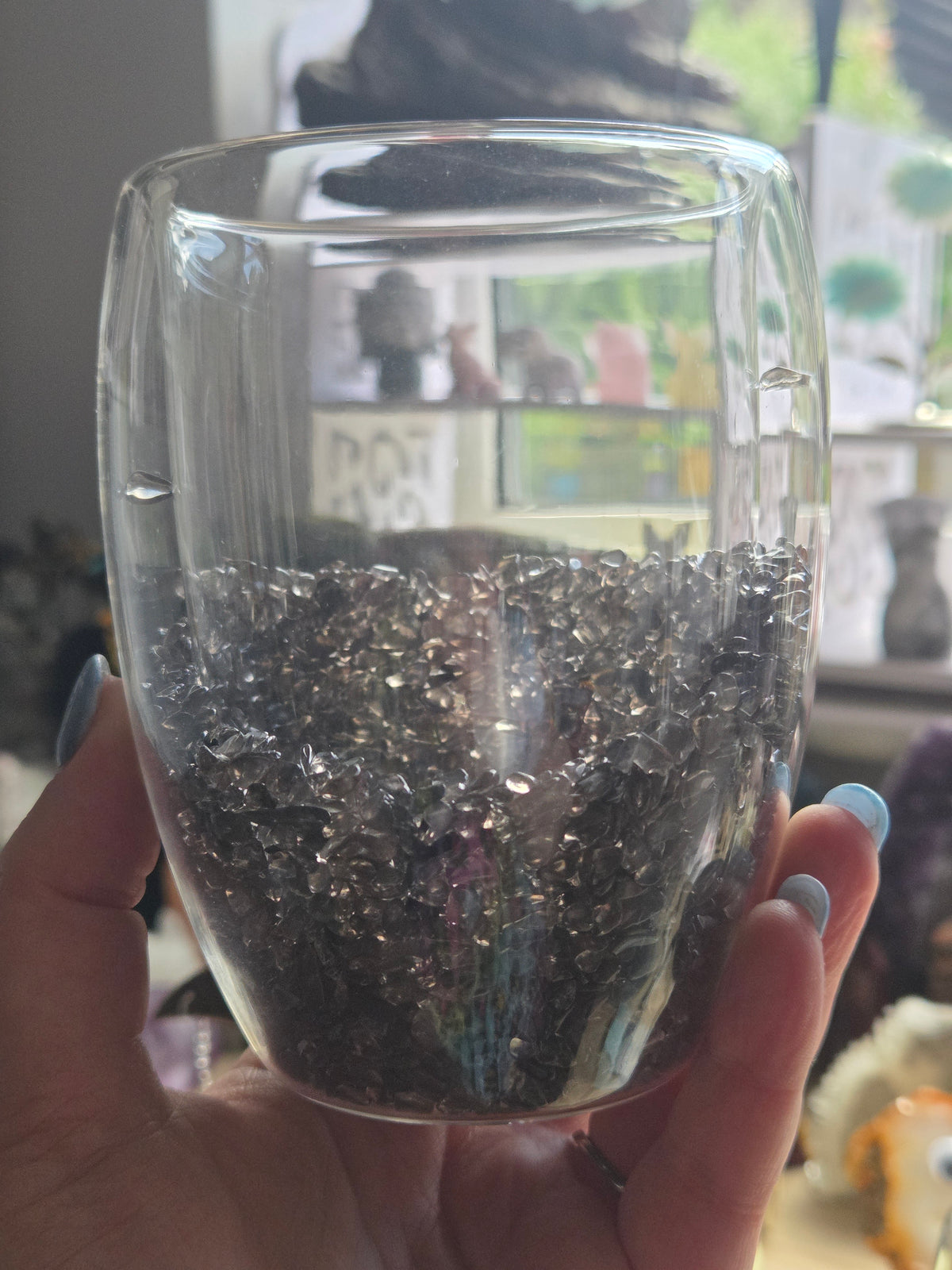 Crystal chip glasses