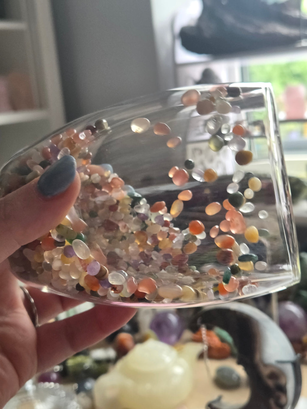 Crystal chip glasses