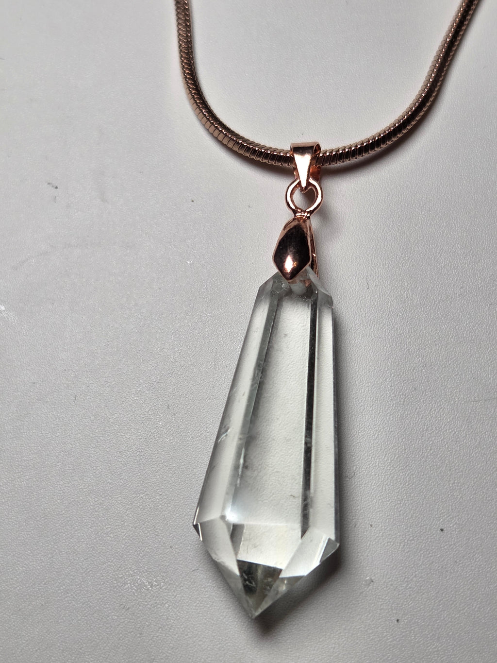 Grade AA Quartz crystal Necklace