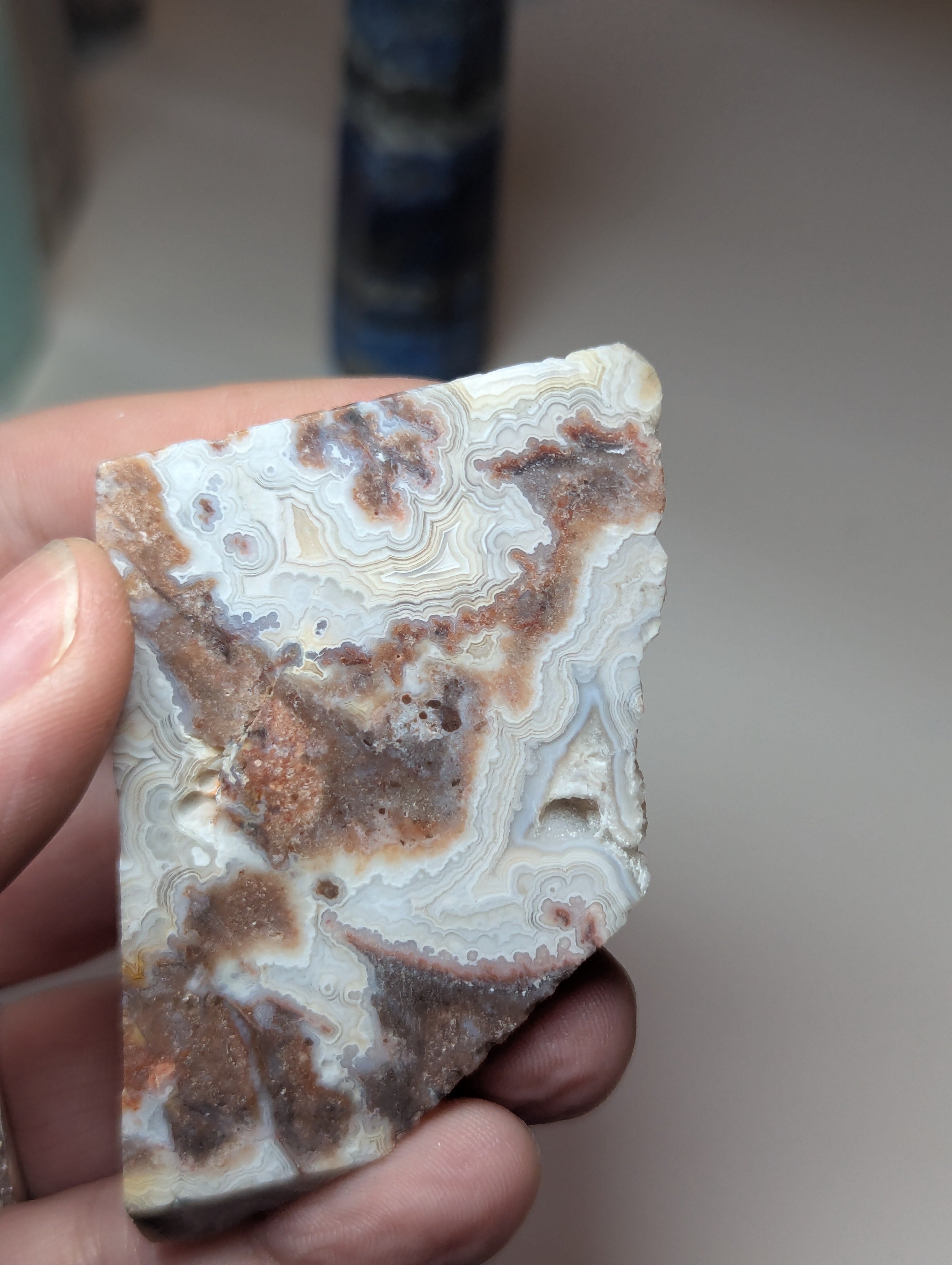 Mexican crazy lace agate crystal