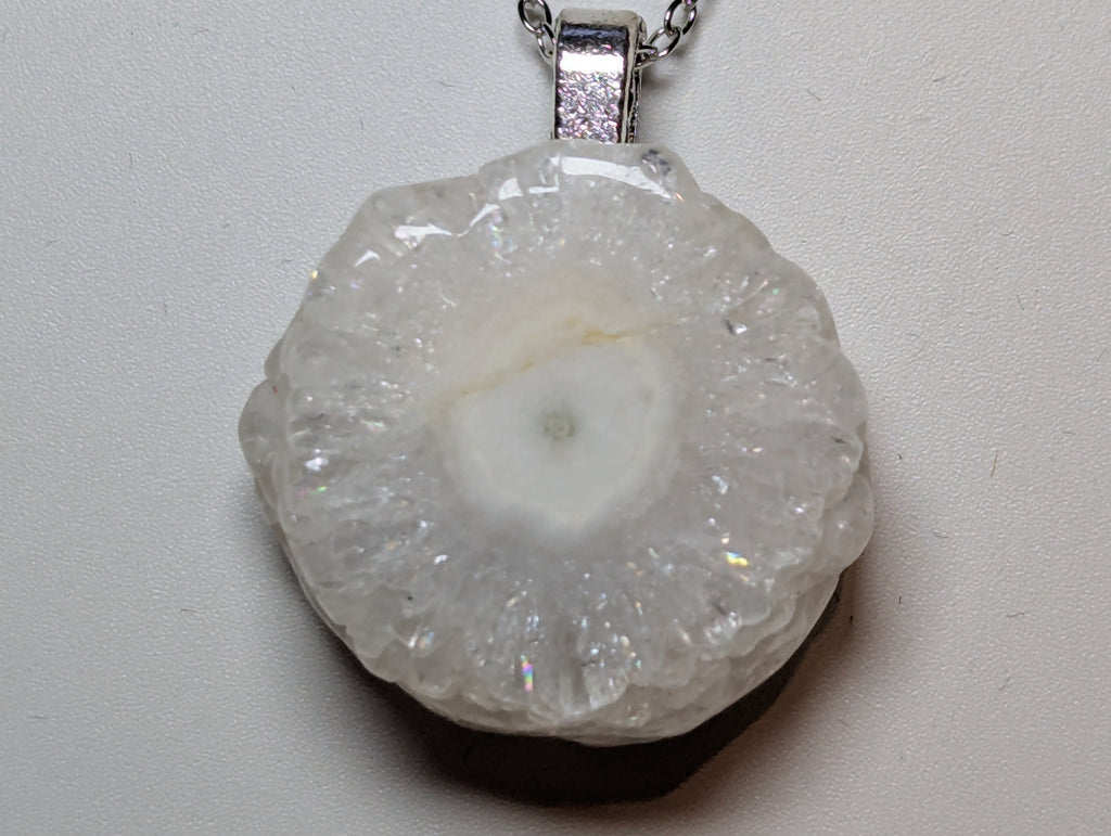 Solar Quartz crystal handmade necklace