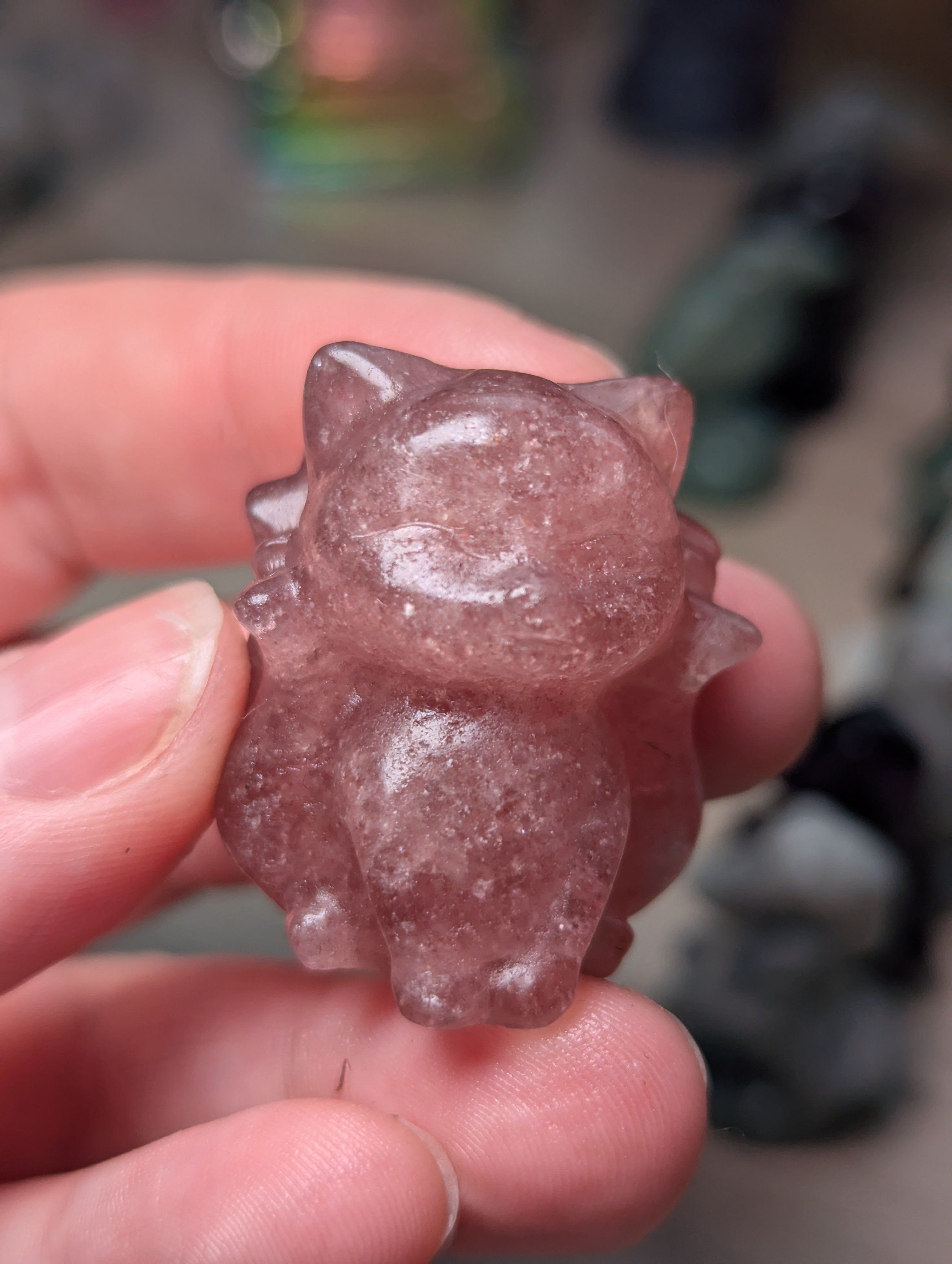 Nine tail fox carving
